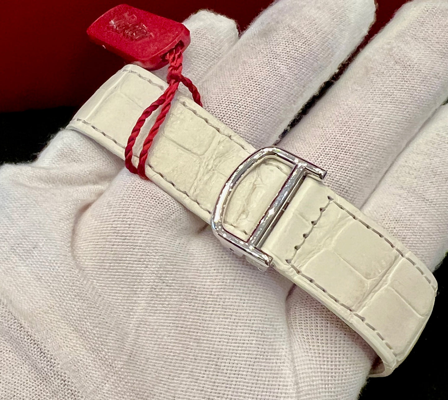 Cartier Pasha 2765 NOS 42mm White Gold Diamond Bezel factory