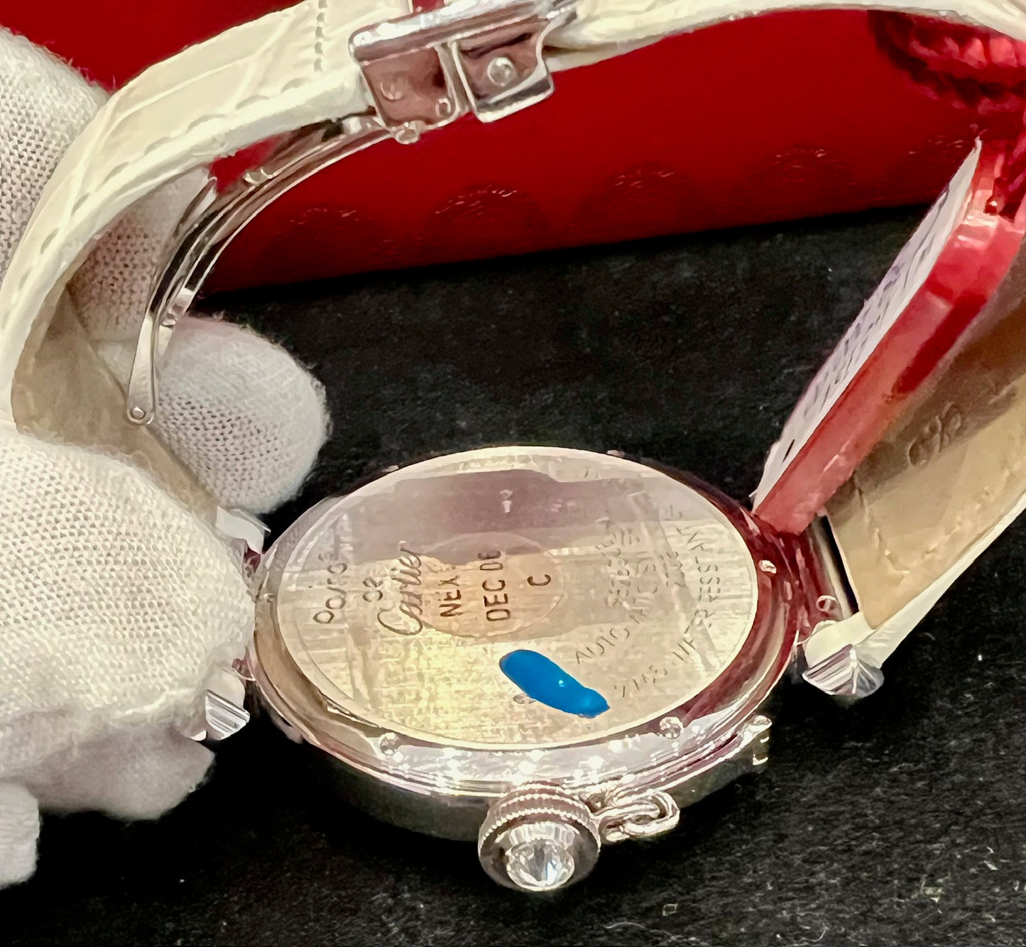 Cartier Pasha 2765 NOS 42mm White Gold Diamond Bezel factory