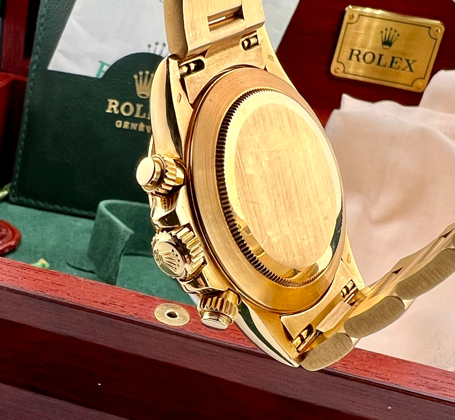 Rolex Daytona 16528 Zenith White Dial Index Diamond 1991 Box&Paper