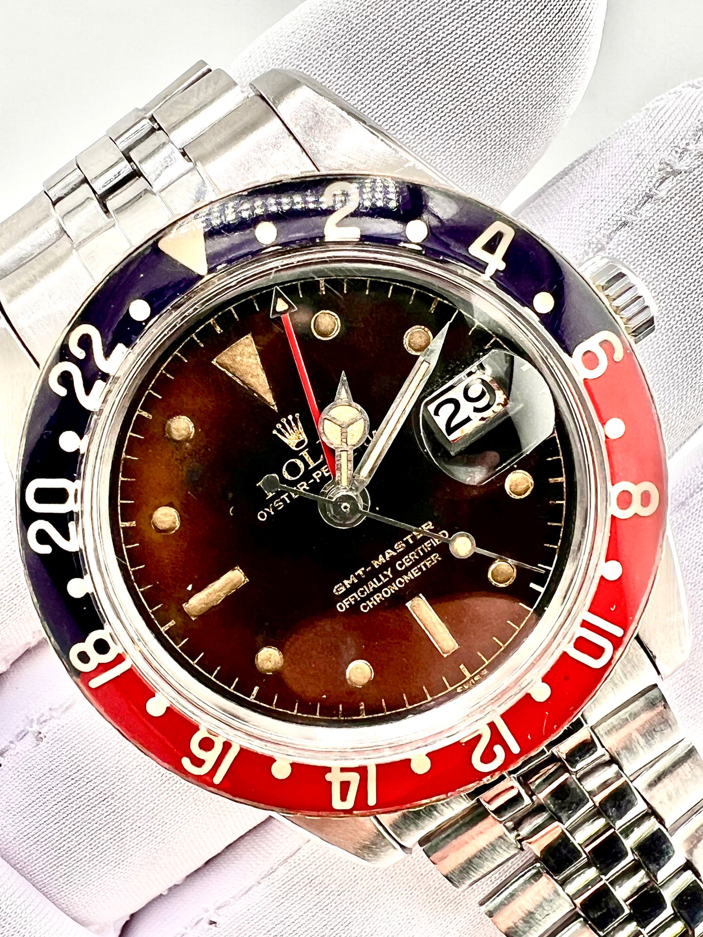 Rolex GMT-Master 6542 Brown ''Bachelite'' 1959 Expertise