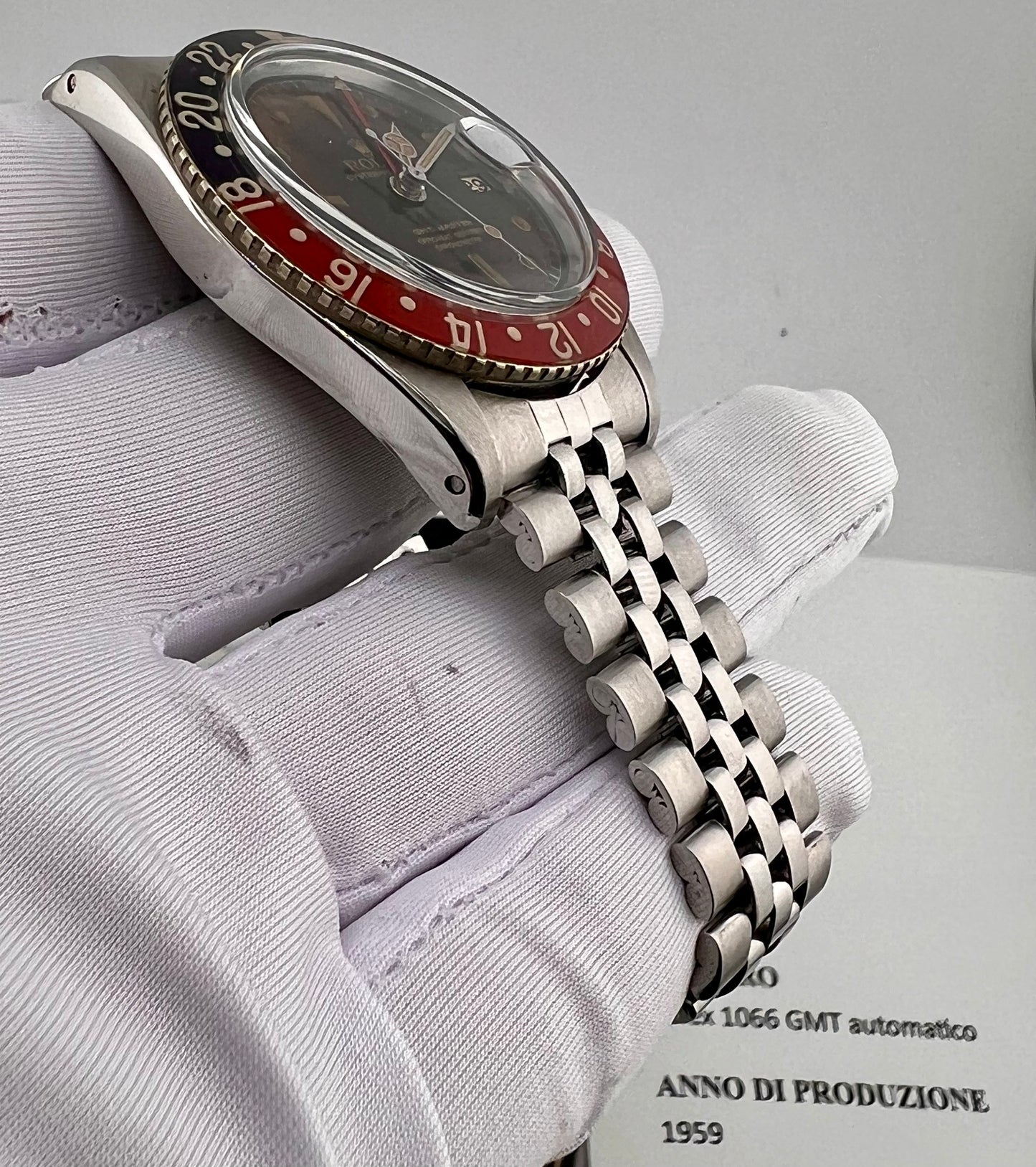 Rolex GMT-Master 6542 Brown ''Bachelite'' 1959 Expertise