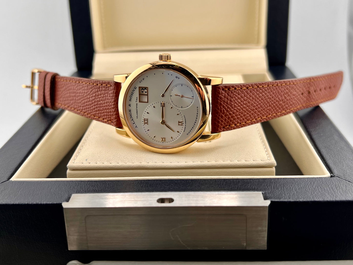 A. Lange & Söhne Lange 1 101.032 38,5mm Rose Gold Full Set 2006 Ita