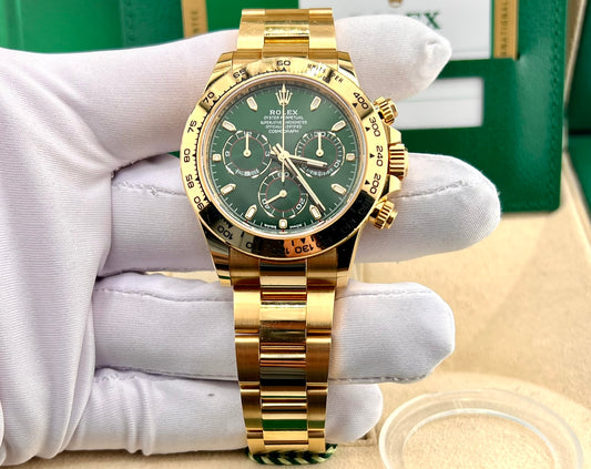 Rolex Daytona 116508 Green Dial Full Set 2020 Ita