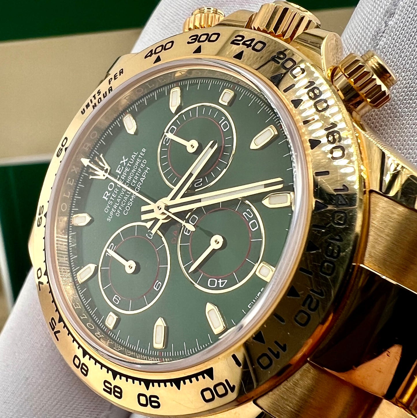 Rolex Daytona 116508 Green Dial Full Set 2020 Ita