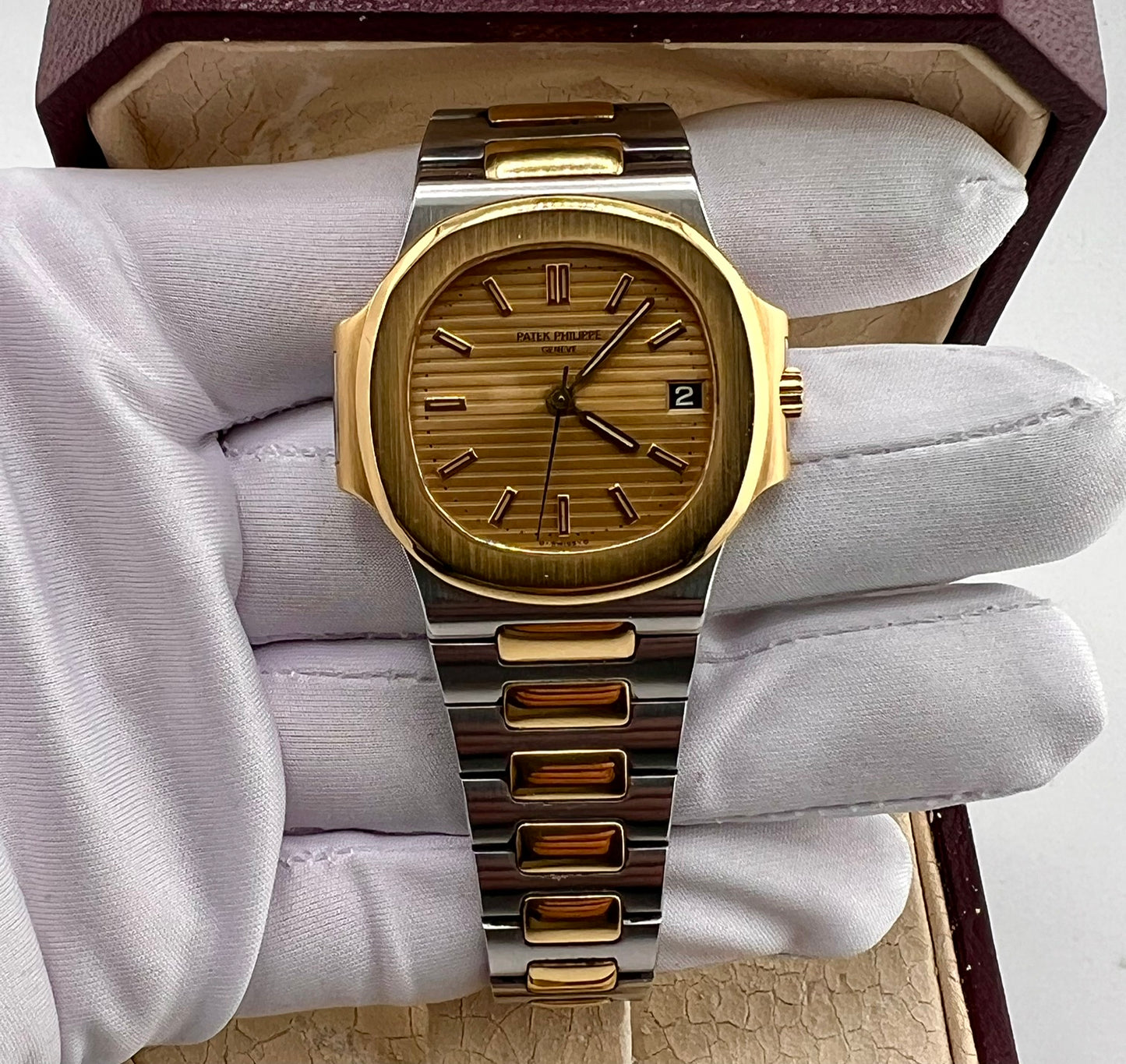 Patek Philippe Nautilus 3800 Champagne Dial No Paper Patek