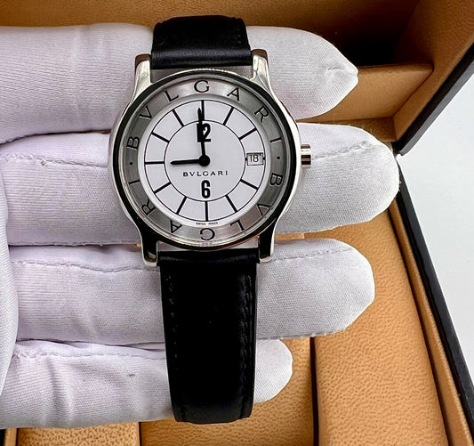 Bulgari Solotempo ST 35 S only watch 35mm quartz