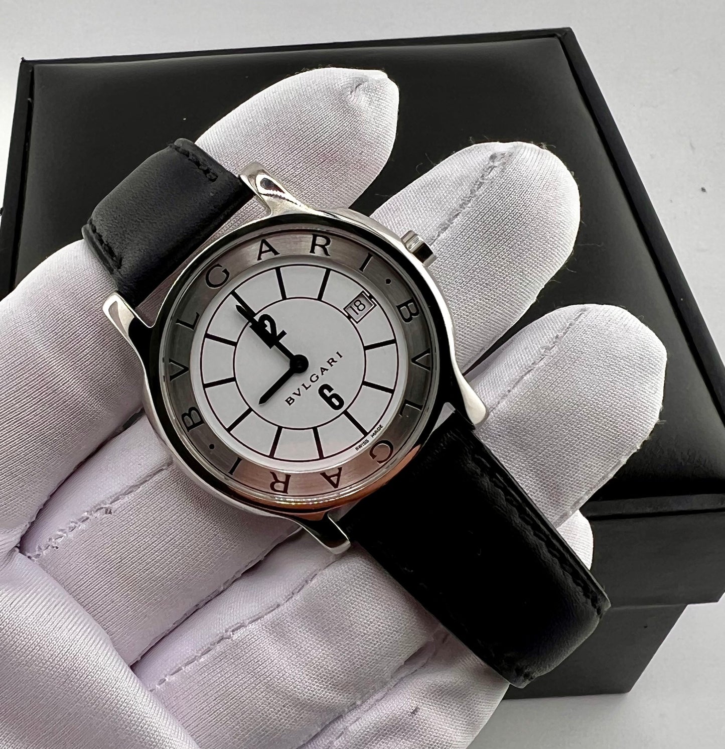 Bulgari Solotempo ST 35 S only watch 35mm quartz