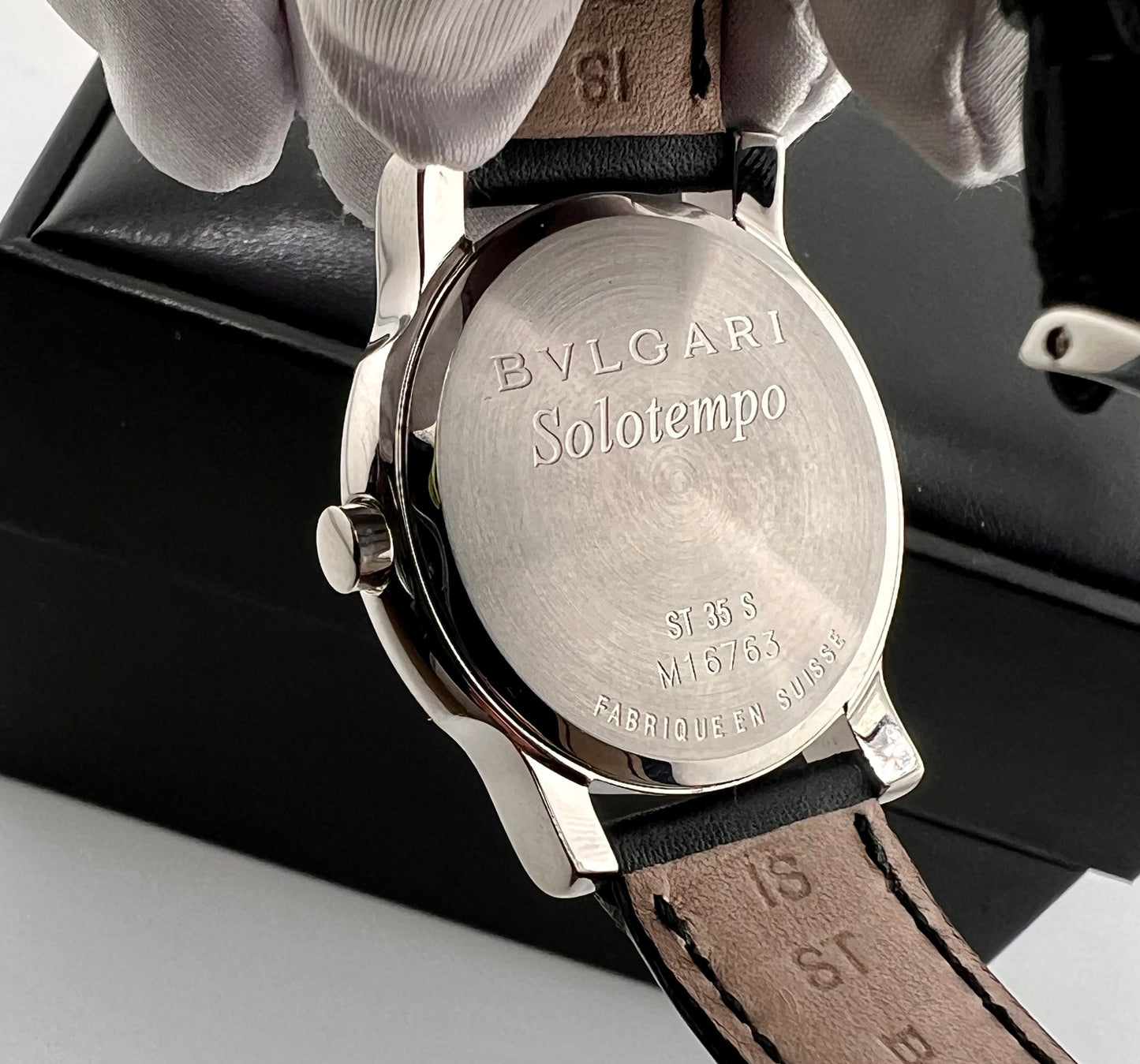 Bulgari Solotempo ST 35 S only watch 35mm quartz