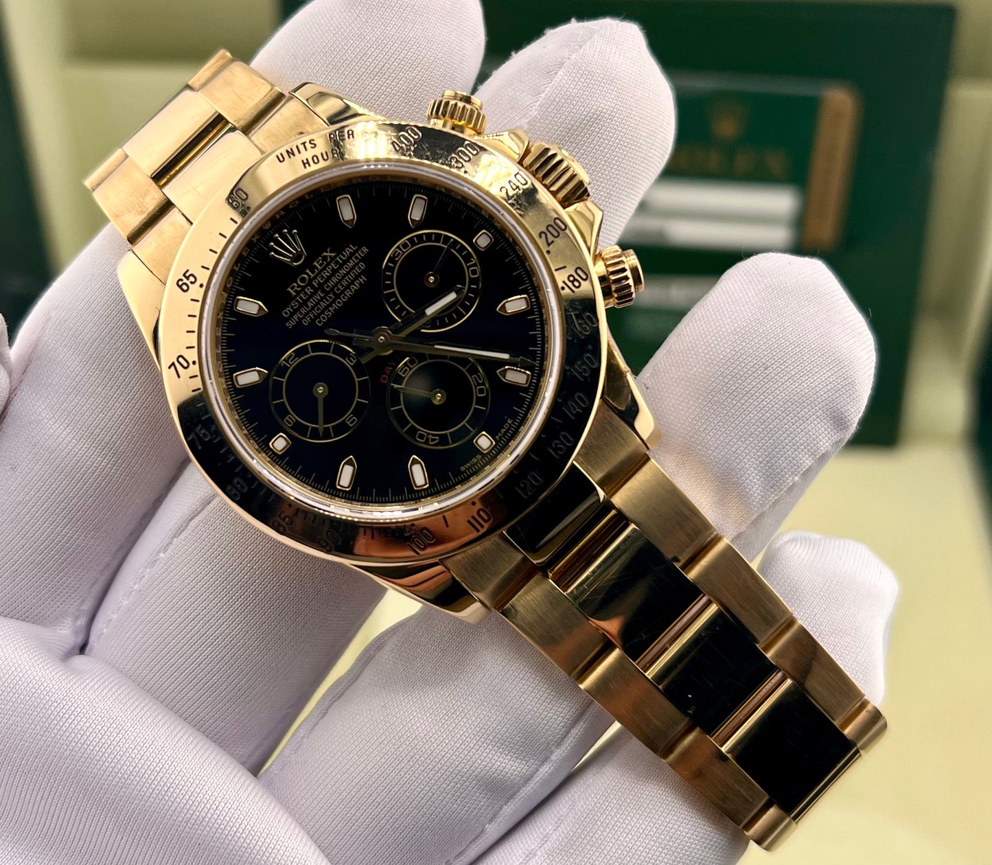 Rolex Daytona 116528 Black Dial 2008 Full Set (Germania)