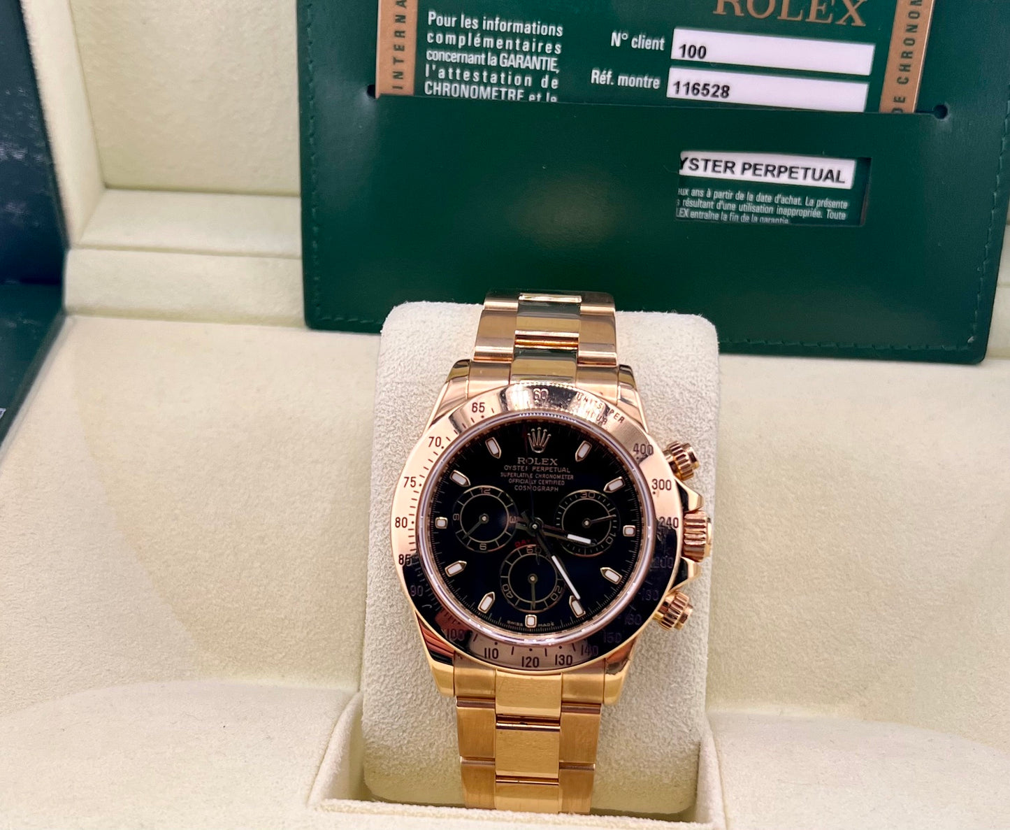 Rolex Daytona 116528 Black Dial 2008 Full Set (Germania)