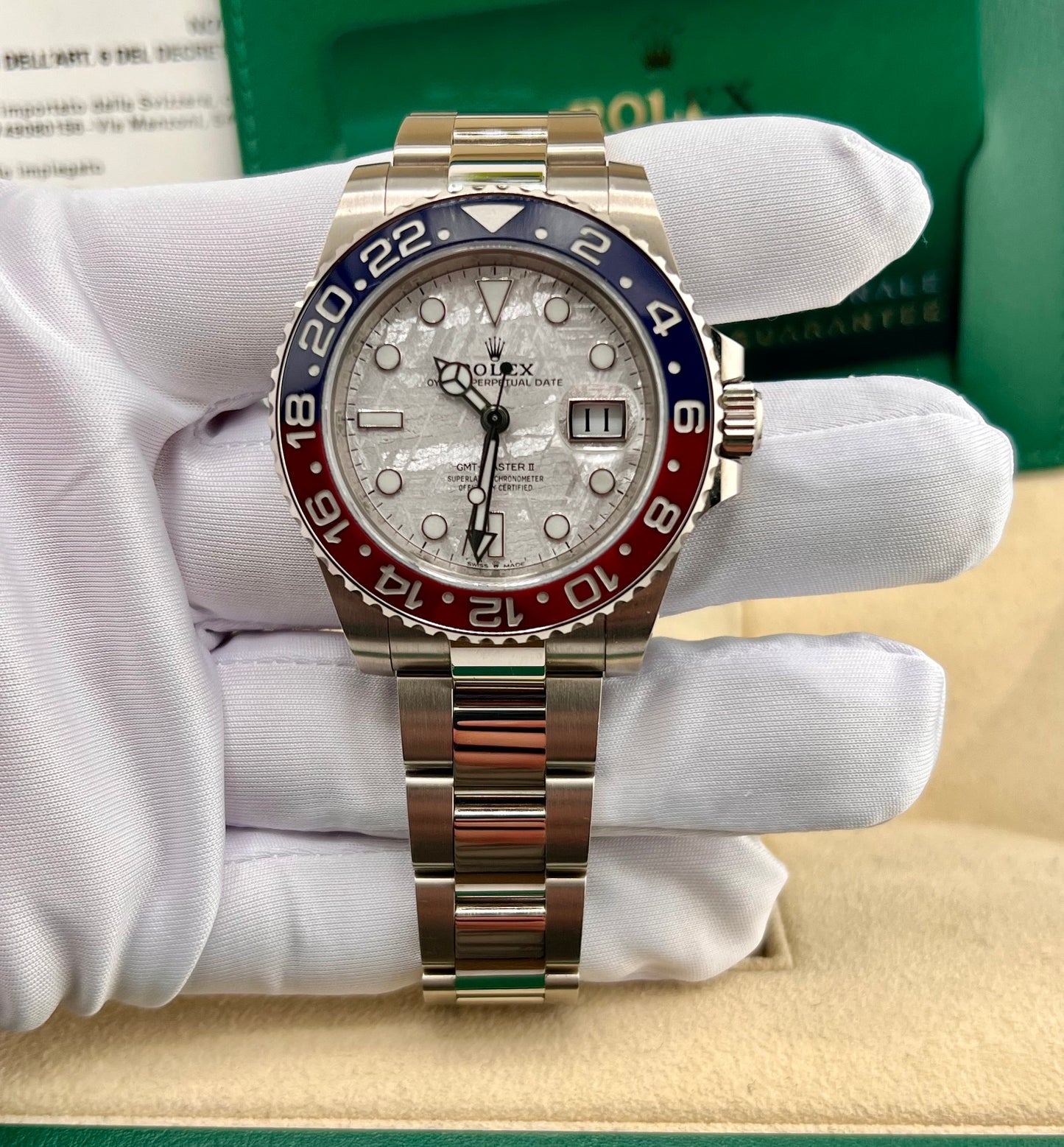 Rolex GMT-Master II 126719BLRO ''Meteorite'' Dial 2021
