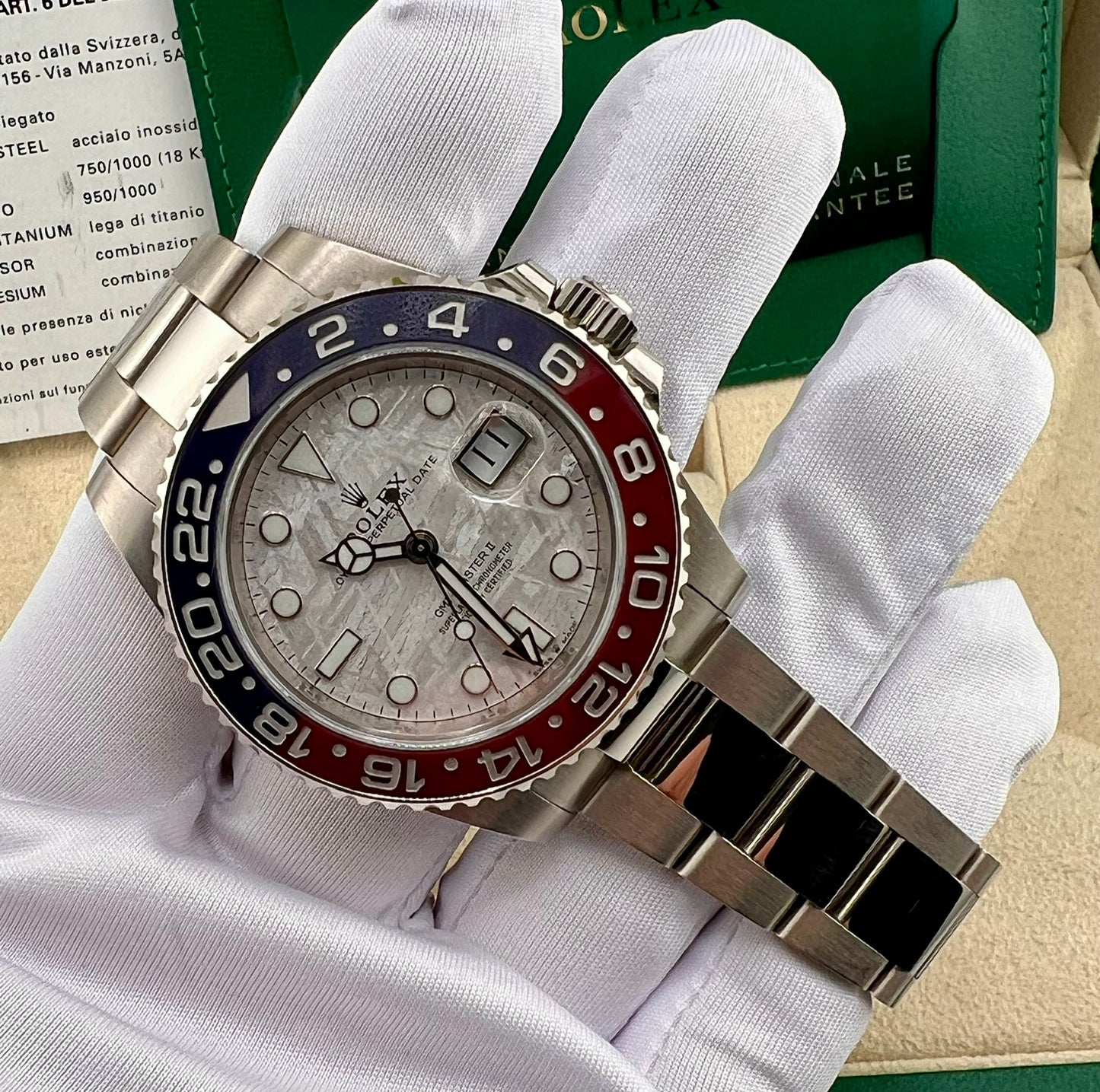 Rolex GMT-Master II 126719BLRO ''Meteorite'' Dial 2021