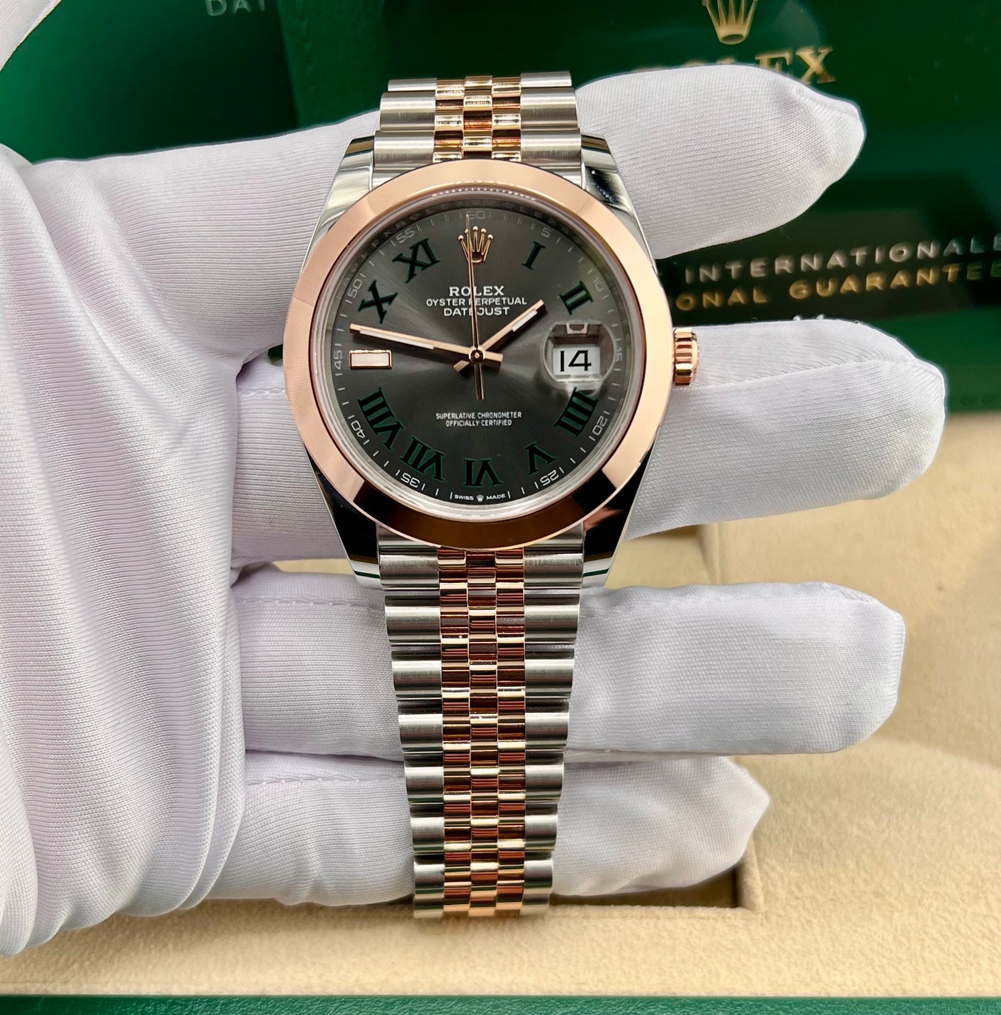 Rolex Datejust 41mm 126301 Wimbeldon Jubilèe 2025 new