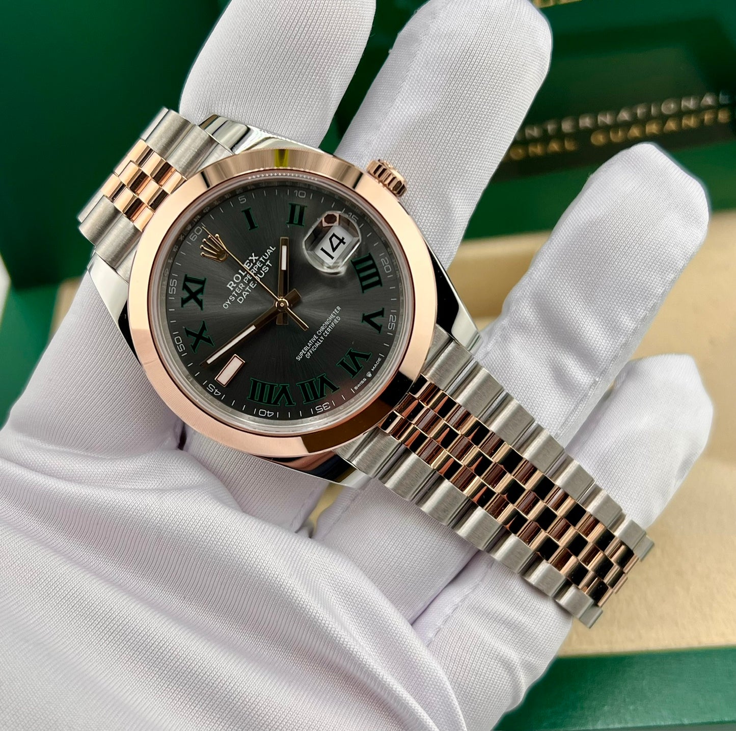 Rolex Datejust 41mm 126301 Wimbeldon Jubilèe 2025 new