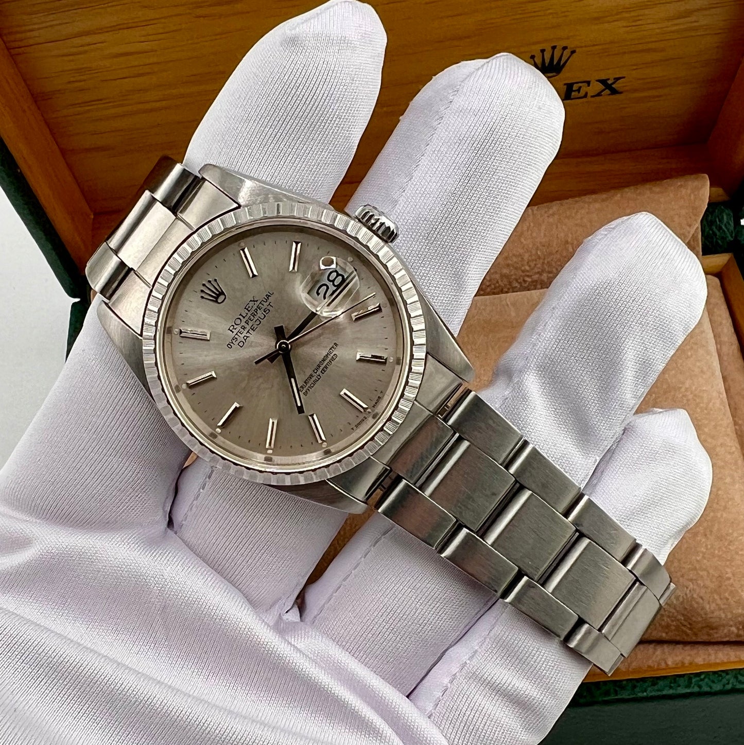 Rolex Datejust 36mm 16220 Oyster 1989 only watch