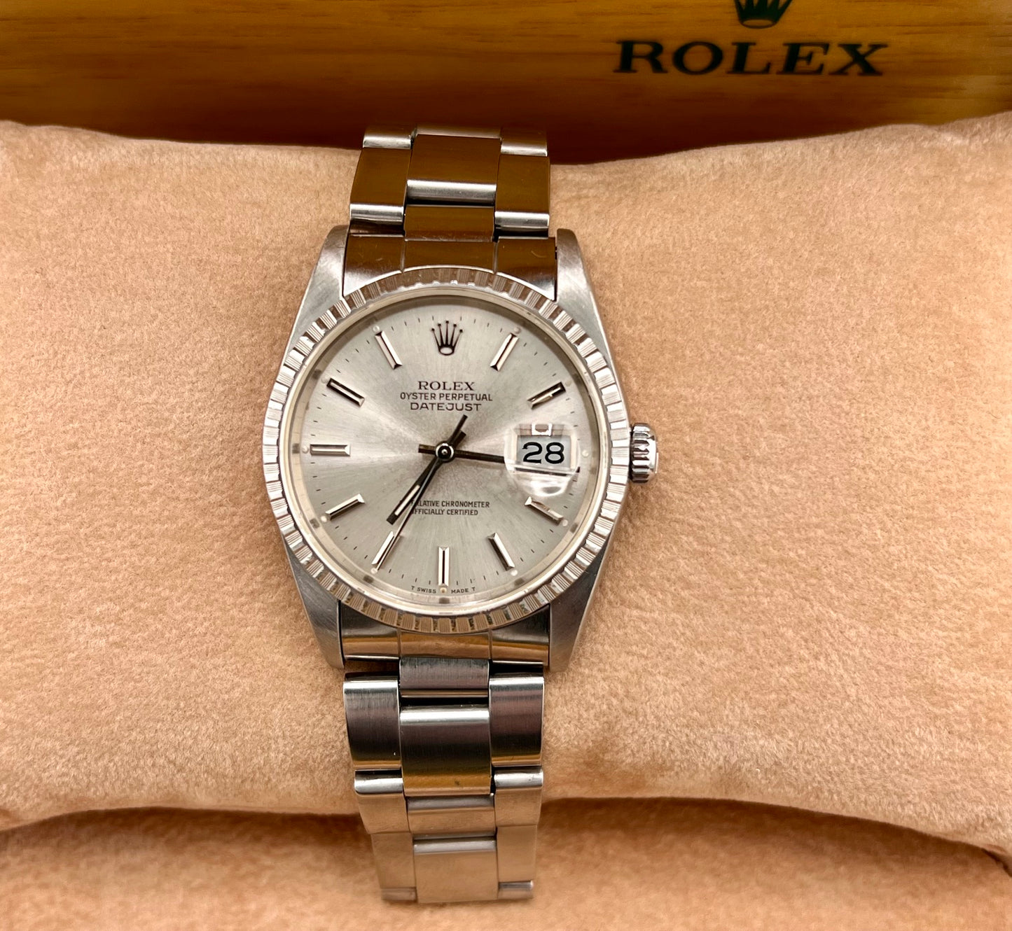 Rolex Datejust 36mm 16220 Oyster 1989 only watch
