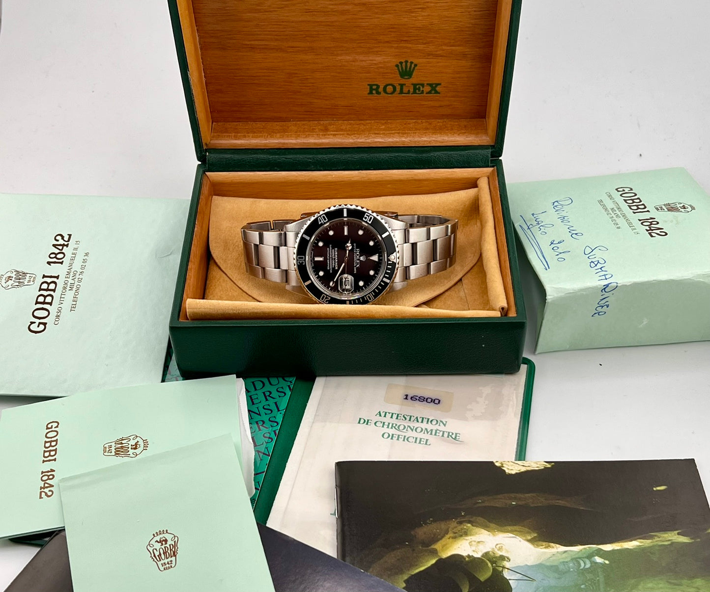 Rolex Submariner Date 16800 1988 Full Set (Svezia)