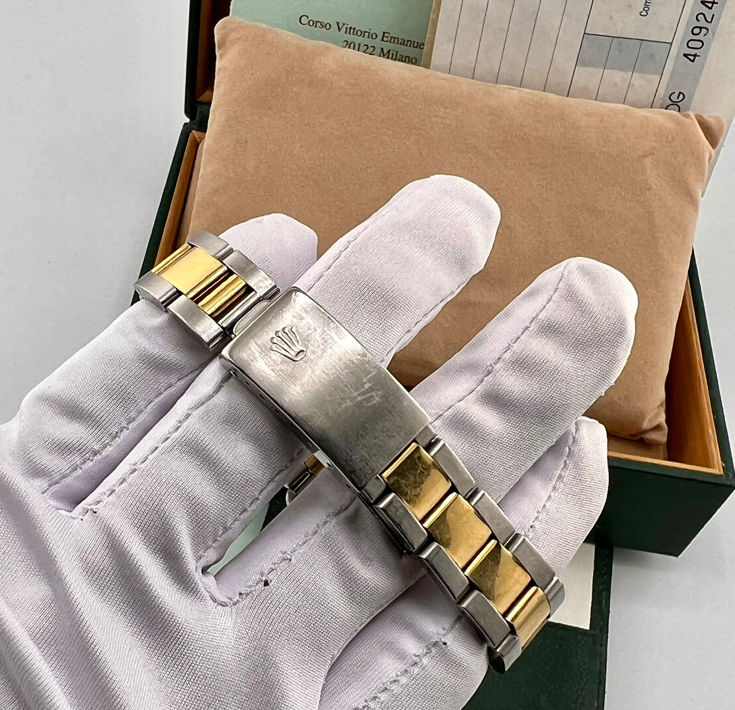 Rolex Datejust 31mm Boy 68273 Black Dial 1992 (Ita) full set