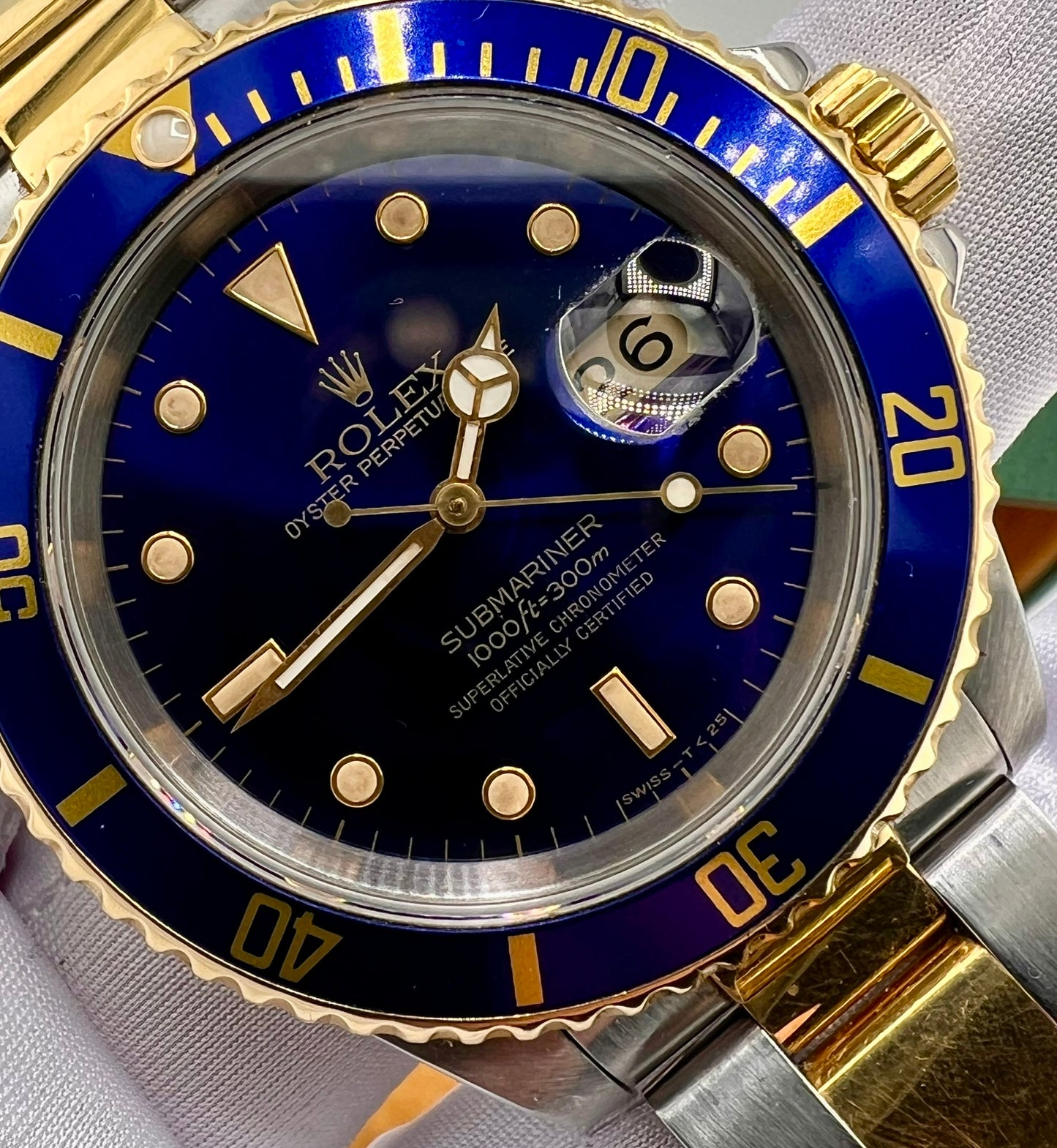 Rolex Submariner Date 16613 Blue Dial 1991 full set (Svizzera)