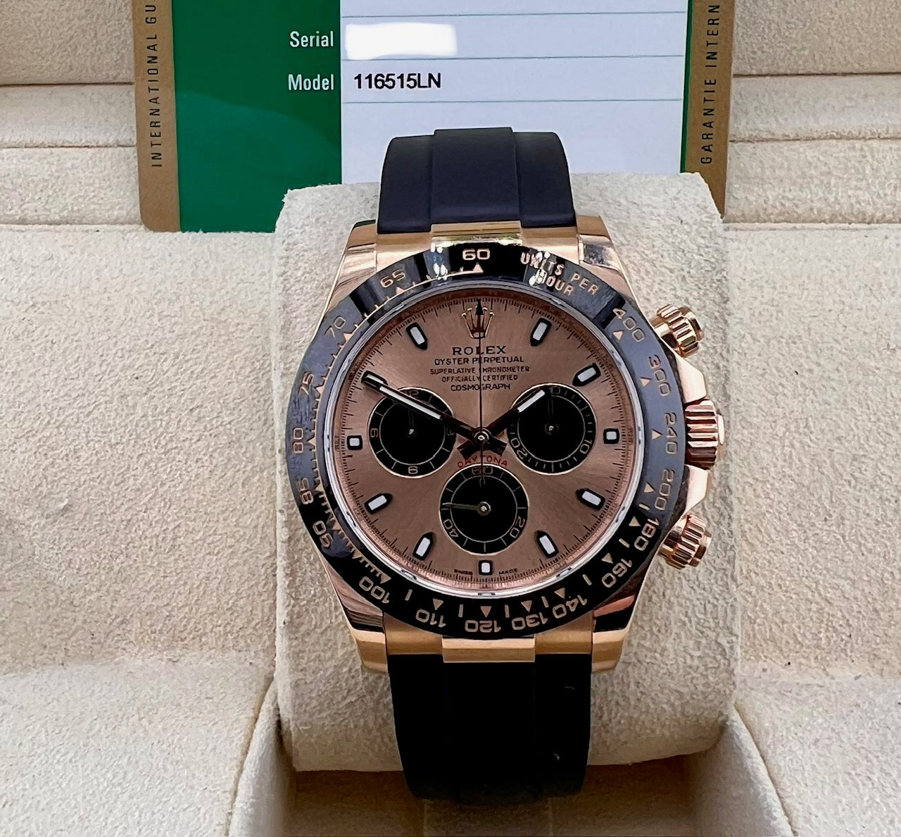 Rolex Daytona 116515LN Oysterflex 2017 Singapore