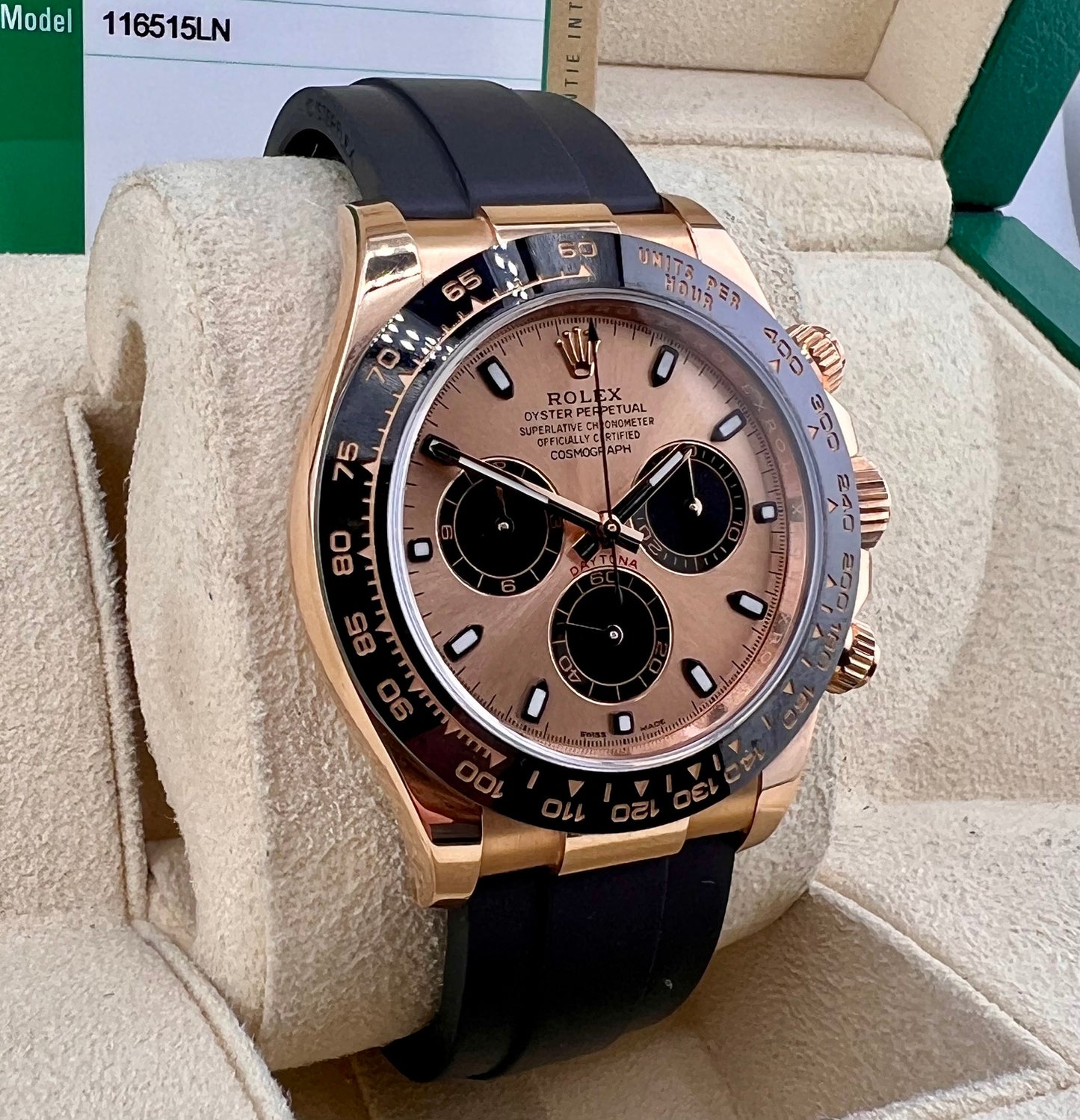 Rolex Daytona 116515LN Oysterflex 2017 Singapore