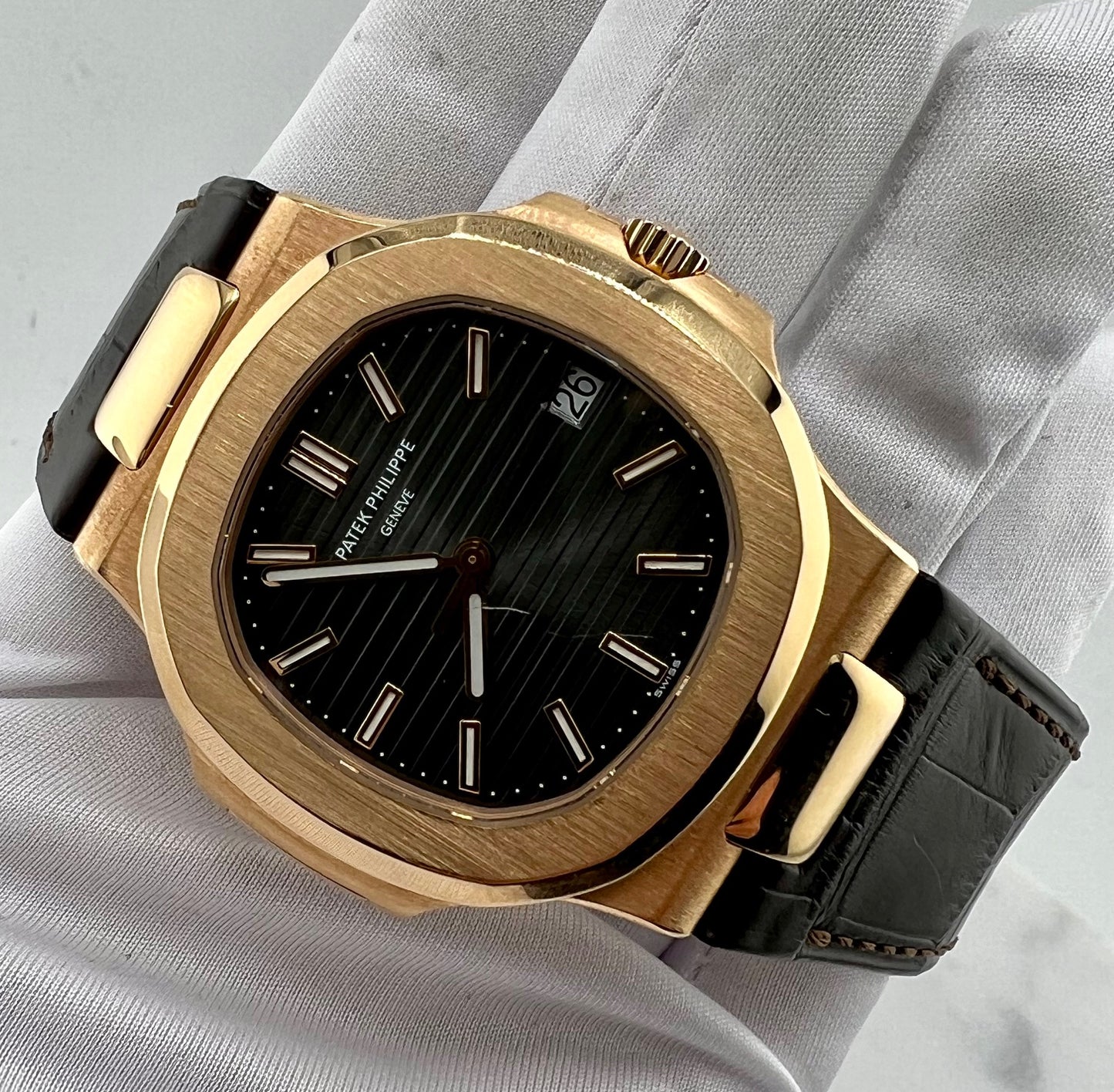 Patek Philippe Nautilus 5711R-001 Rose Gold only watch 2009