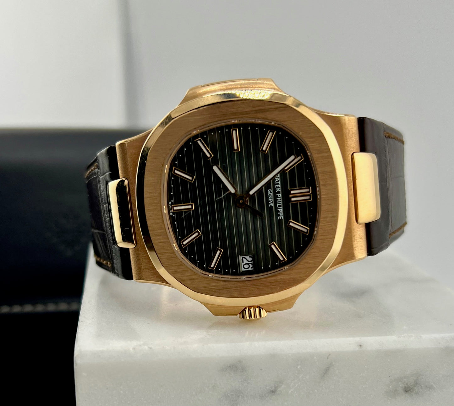 Patek Philippe Nautilus 5711R-001 Rose Gold only watch 2009