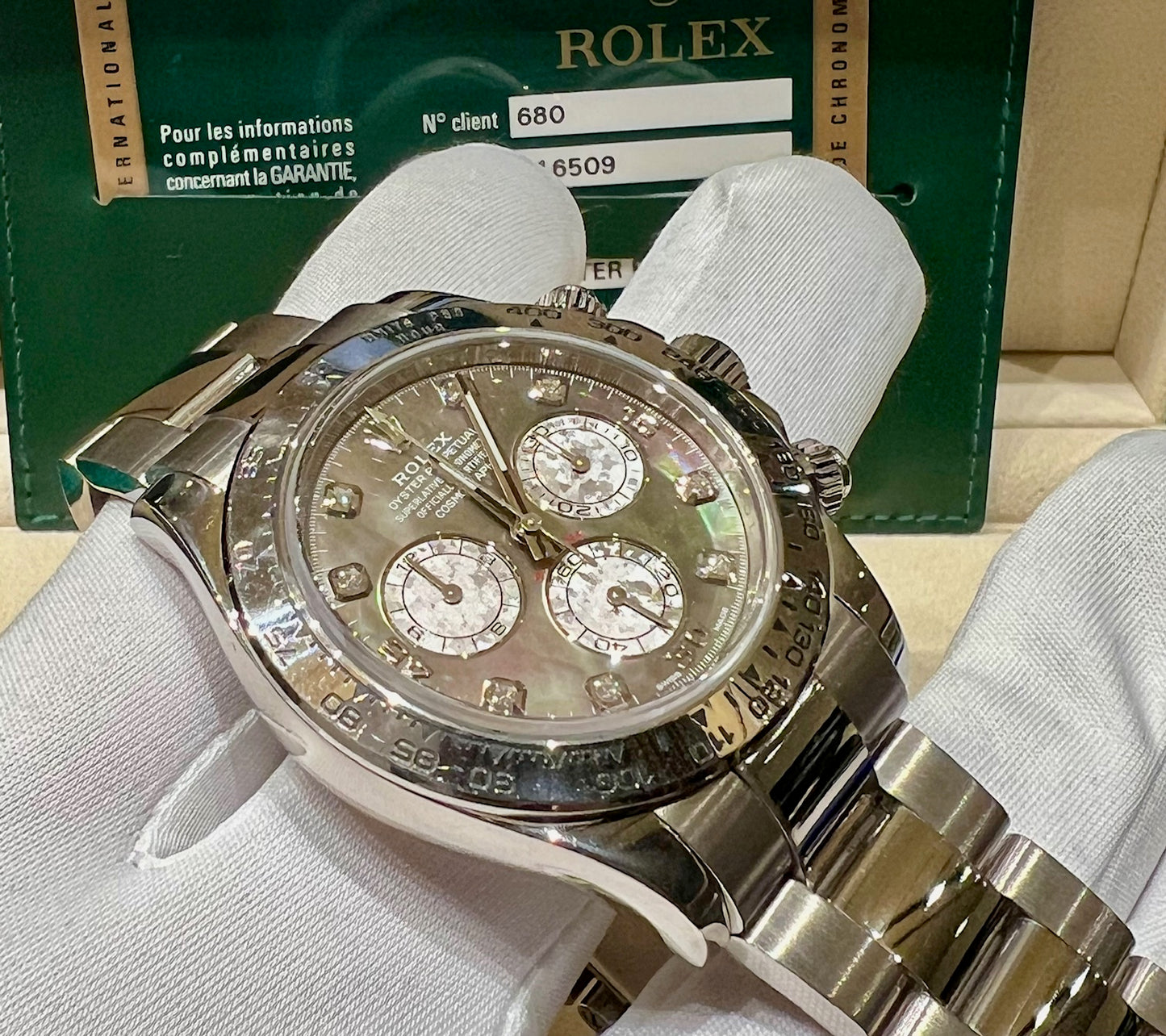 Rolex Daytona 116509 Crystal Dial 2014 Box&Paper