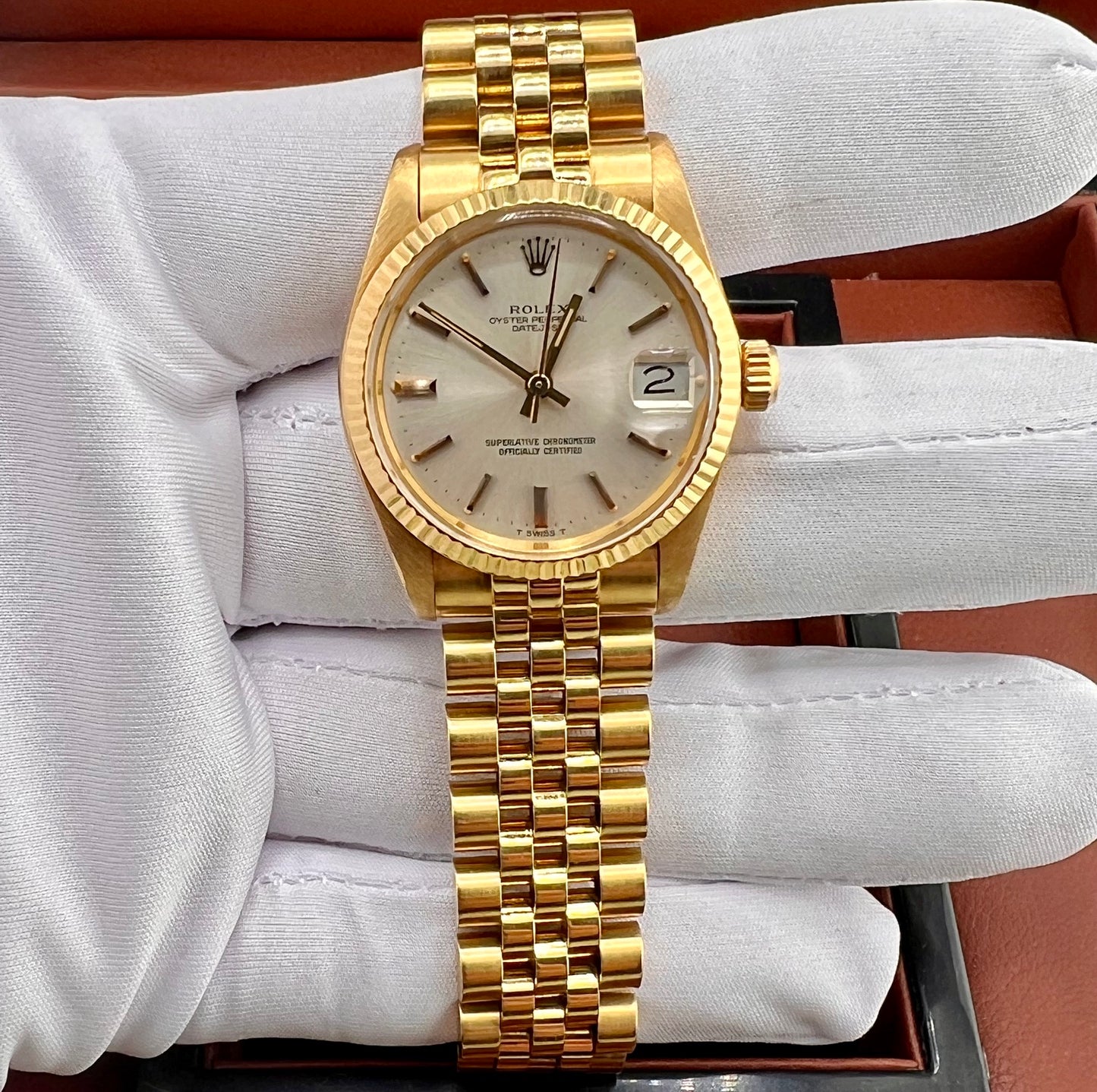Rolex Datejust 31mm Boy 6827 Jubilèe 1985 Paper Rolex Ita No Box
