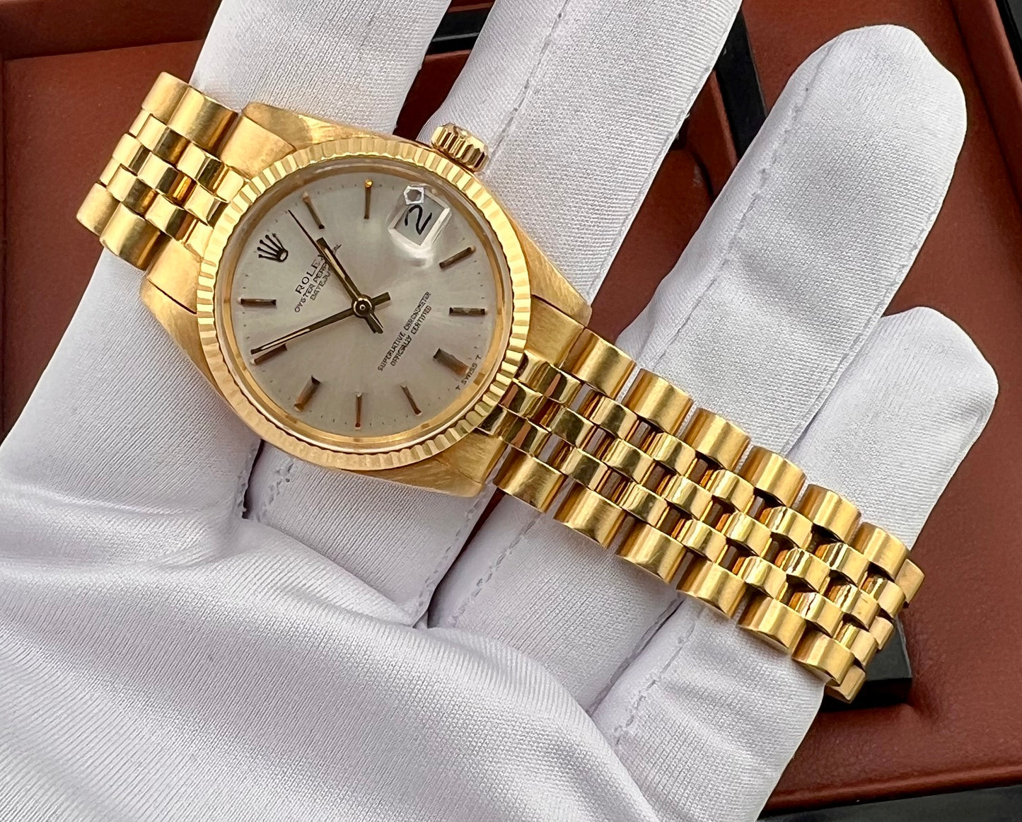 Rolex Datejust 31mm Boy 6827 Jubilèe 1985 Paper Rolex Ita No Box