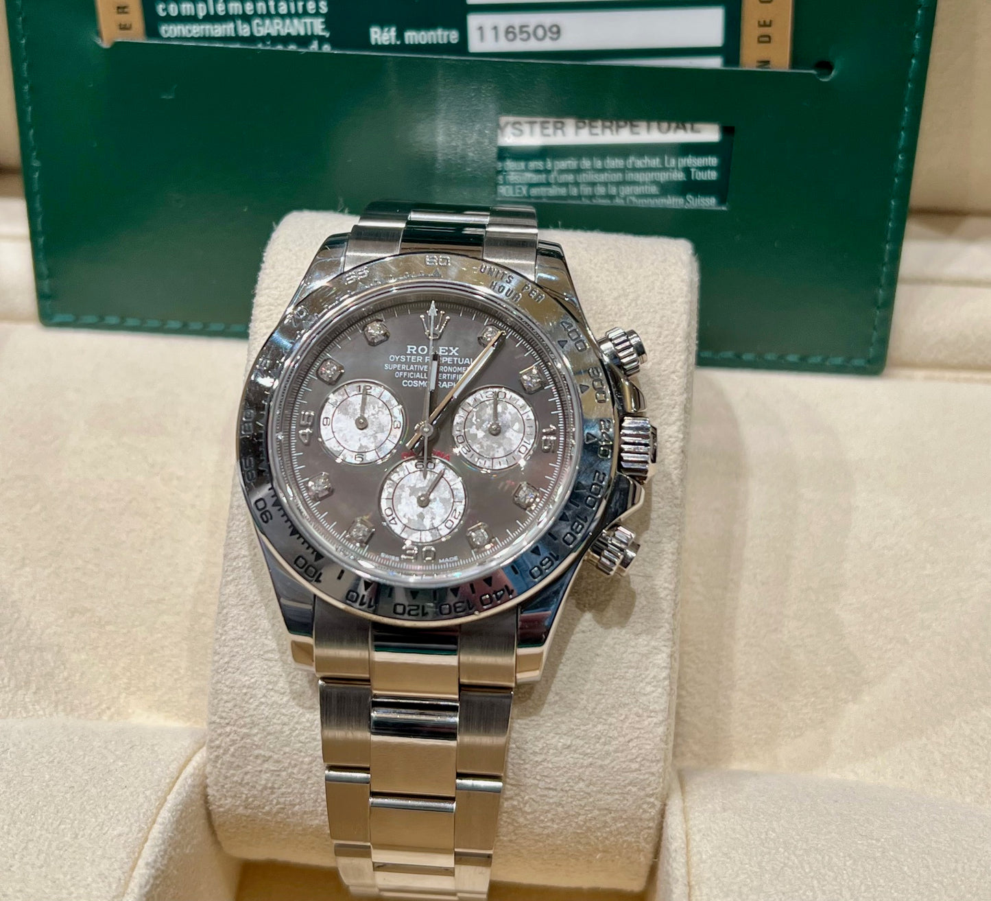 Rolex Daytona 116509 Crystal Dial 2014 Box&Paper