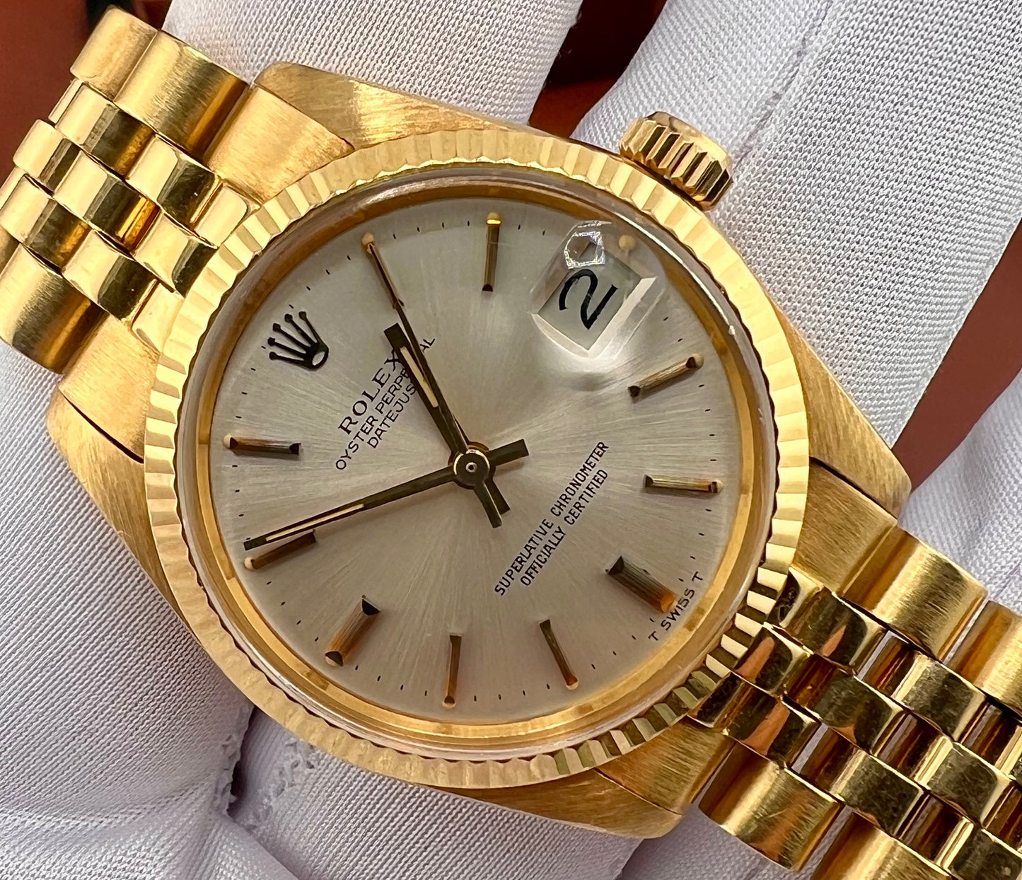 Rolex Datejust 31mm Boy 6827 Jubilèe 1985 Paper Rolex Ita No Box