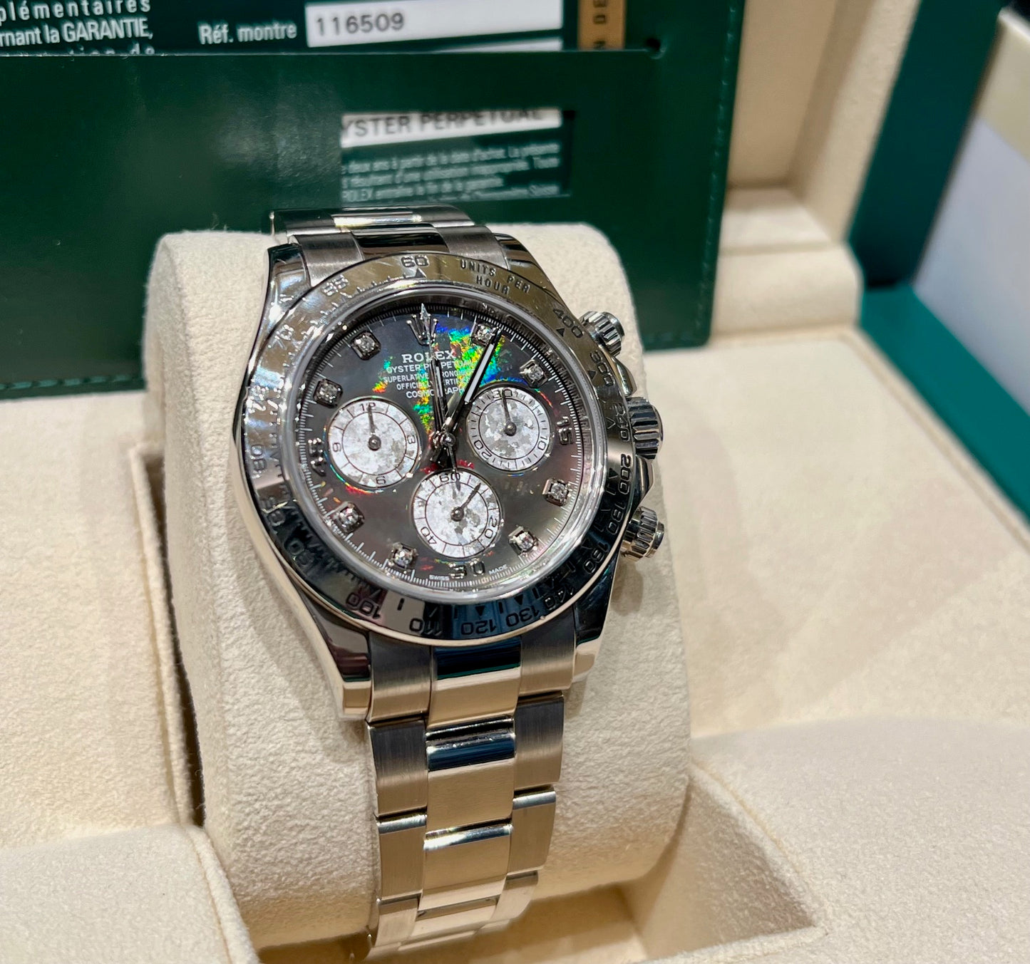 Rolex Daytona 116509 Crystal Dial 2014 Box&Paper