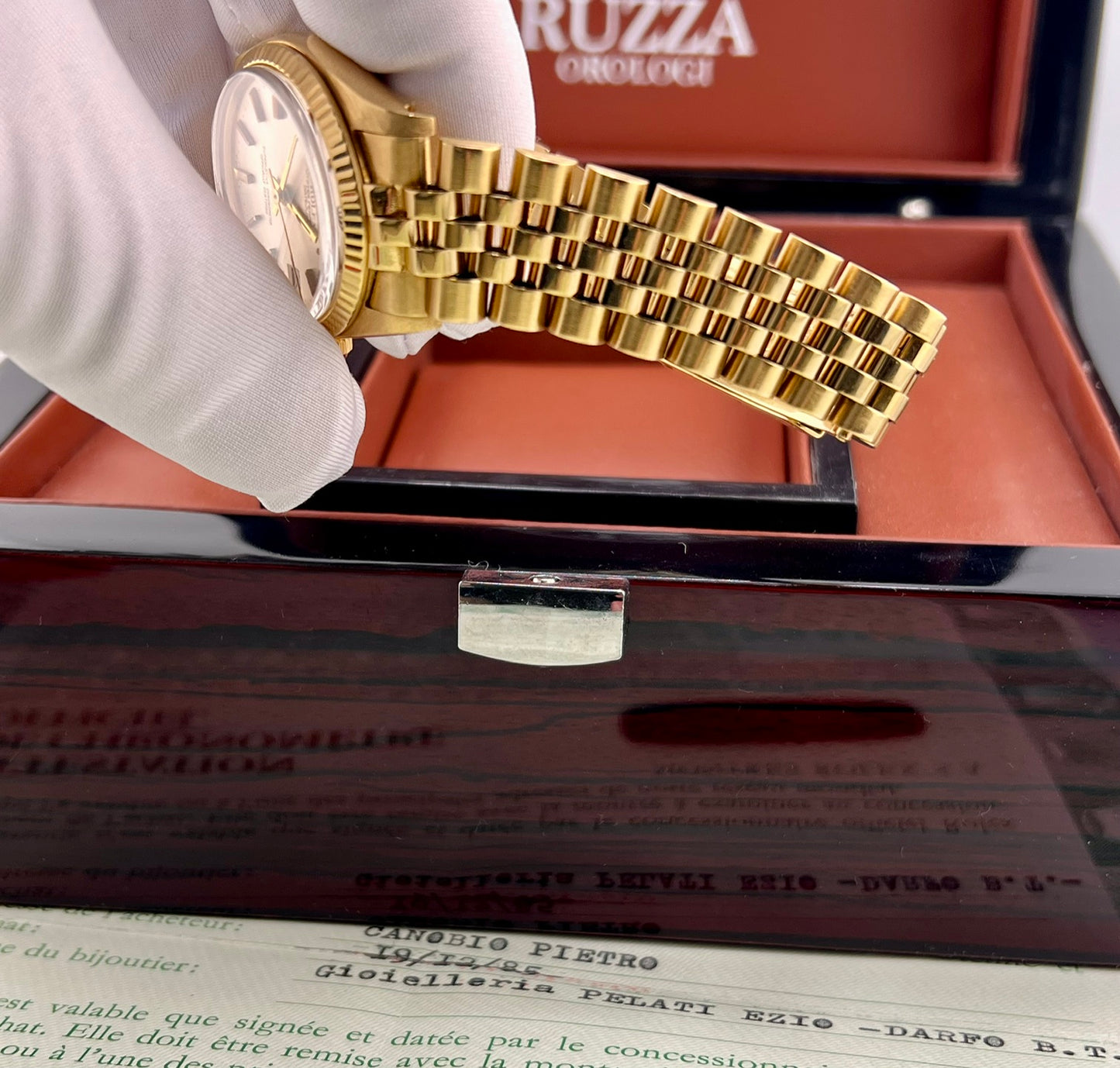 Rolex Datejust 31mm Boy 6827 Jubilèe 1985 Paper Rolex Ita No Box