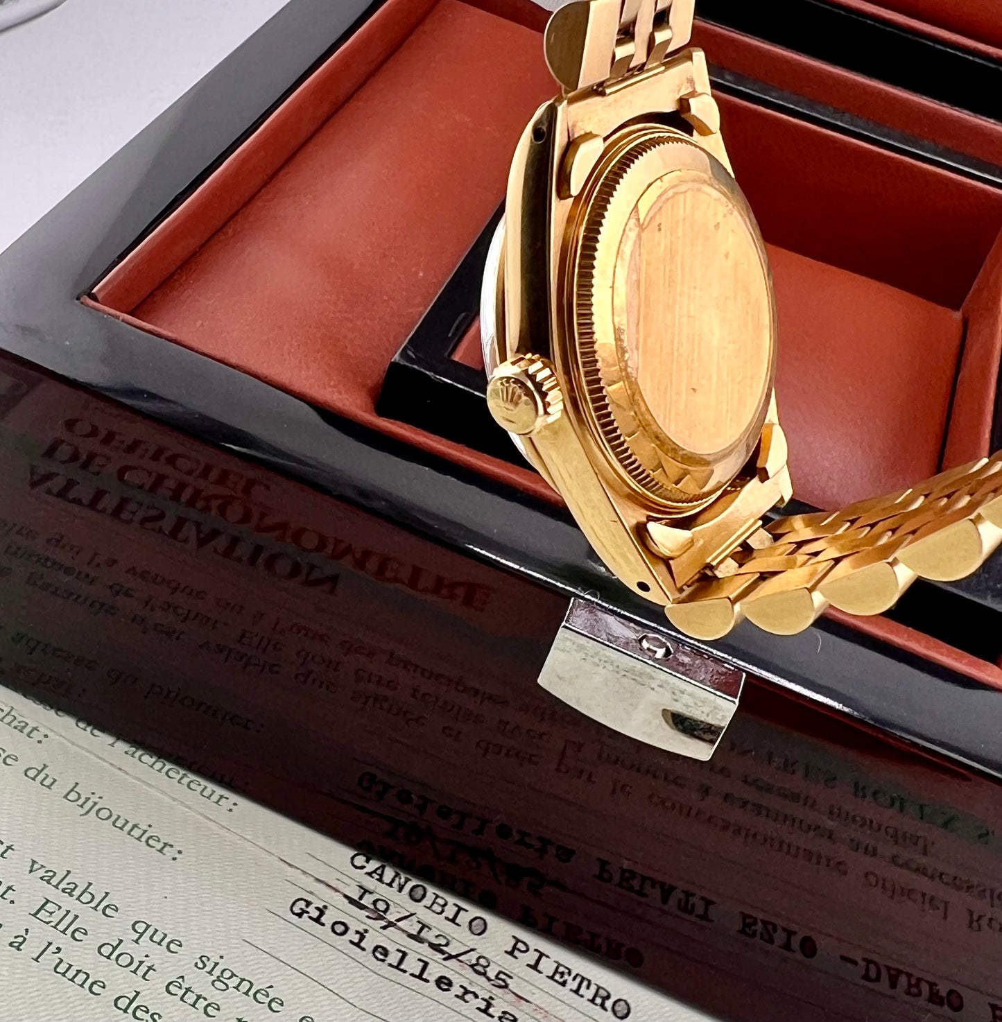 Rolex Datejust 31mm Boy 6827 Jubilèe 1985 Paper Rolex Ita No Box