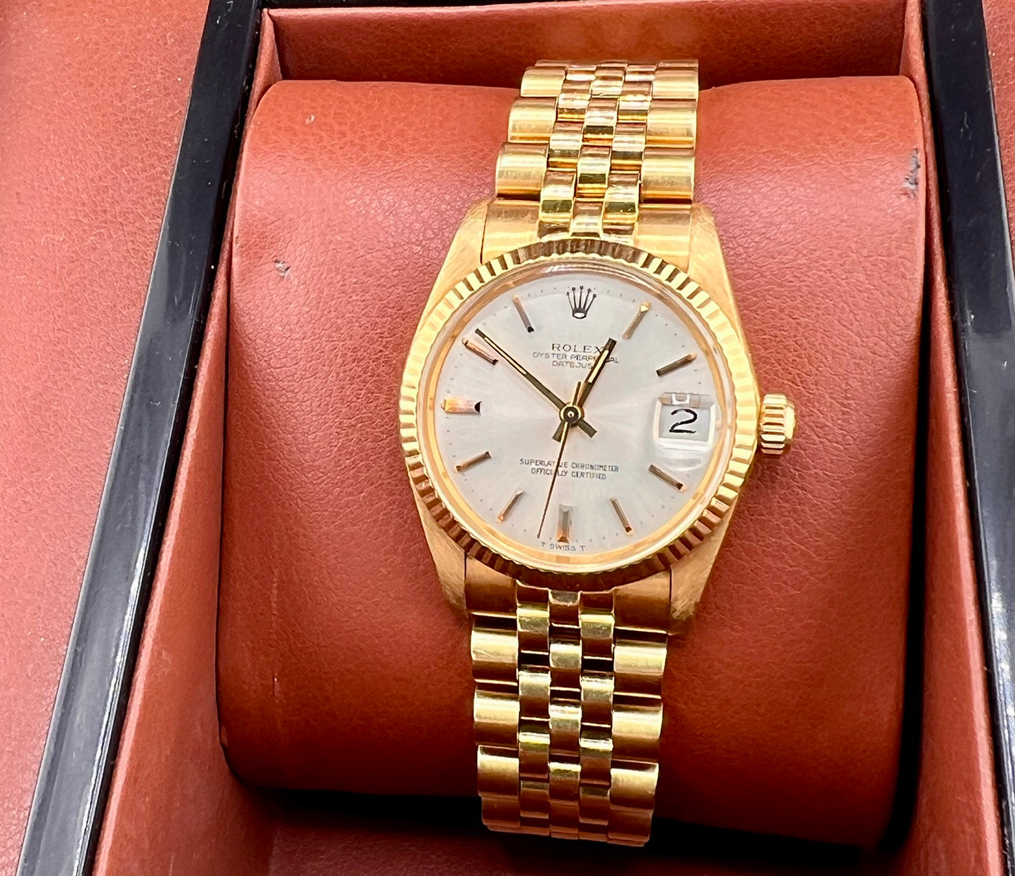 Rolex Datejust 31mm Boy 6827 Jubilèe 1985 Paper Rolex Ita No Box