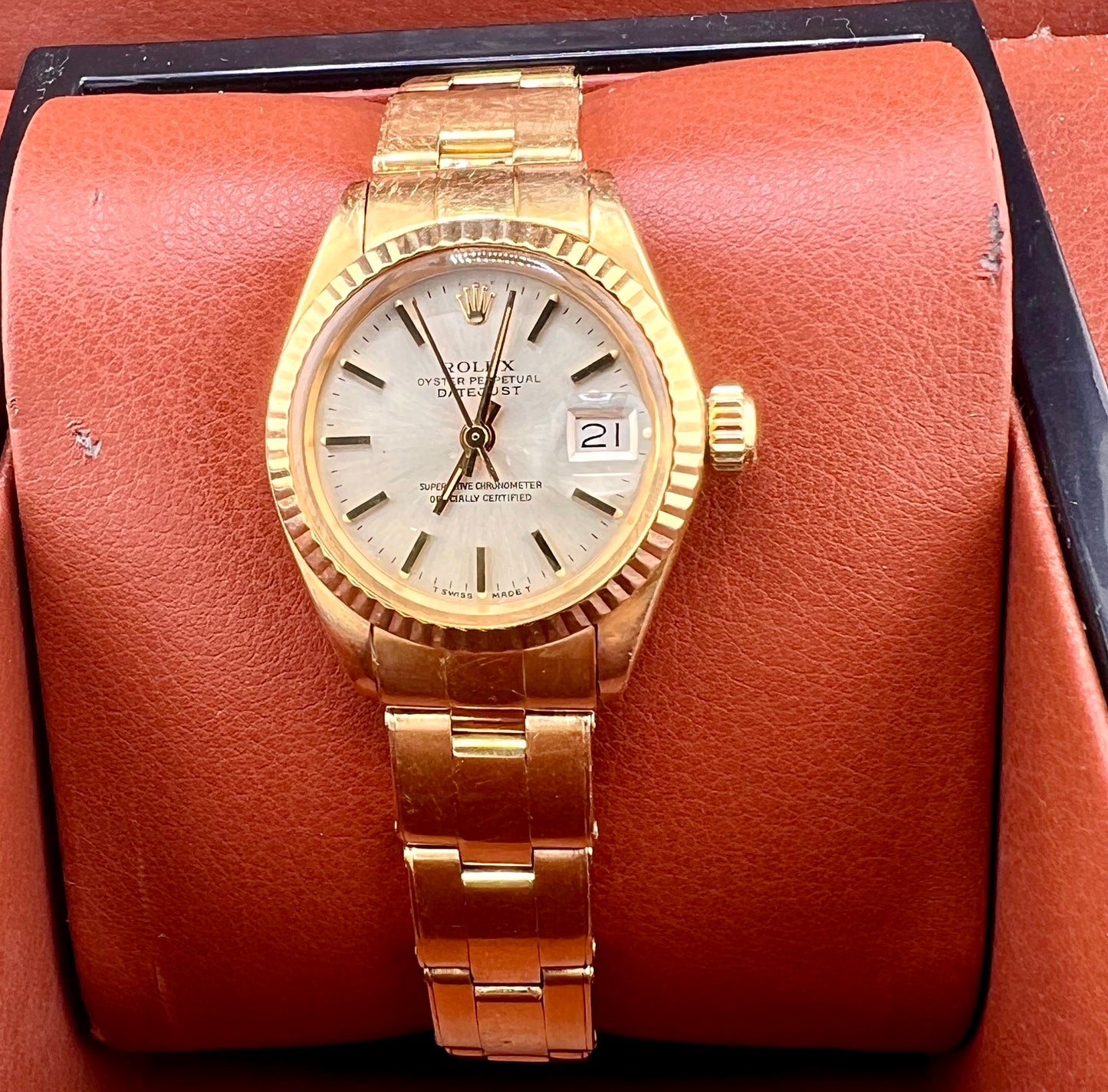 Rolex Lady-Datejust 6917 26mm Plexiglass 1974 oyster only watch