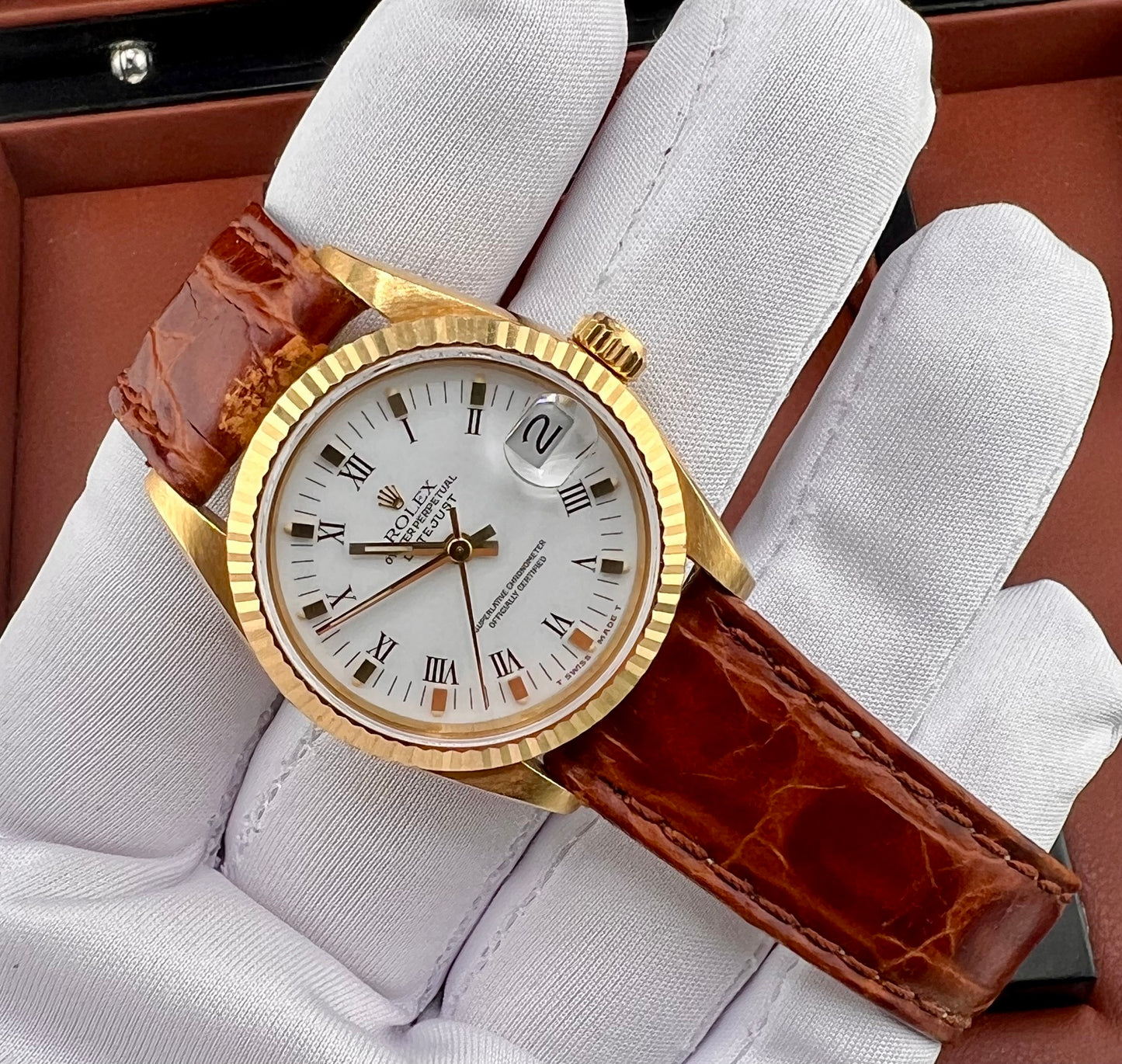 Rolex Datejust 31mm 68278 Boy Paper Rolex No Box 1986 Ita