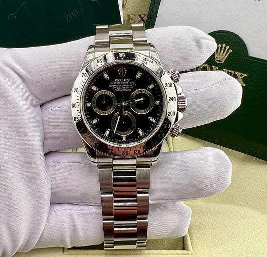 Rolex Daytona 116520 Black Dial 2006 (Spagna) full set 40mm