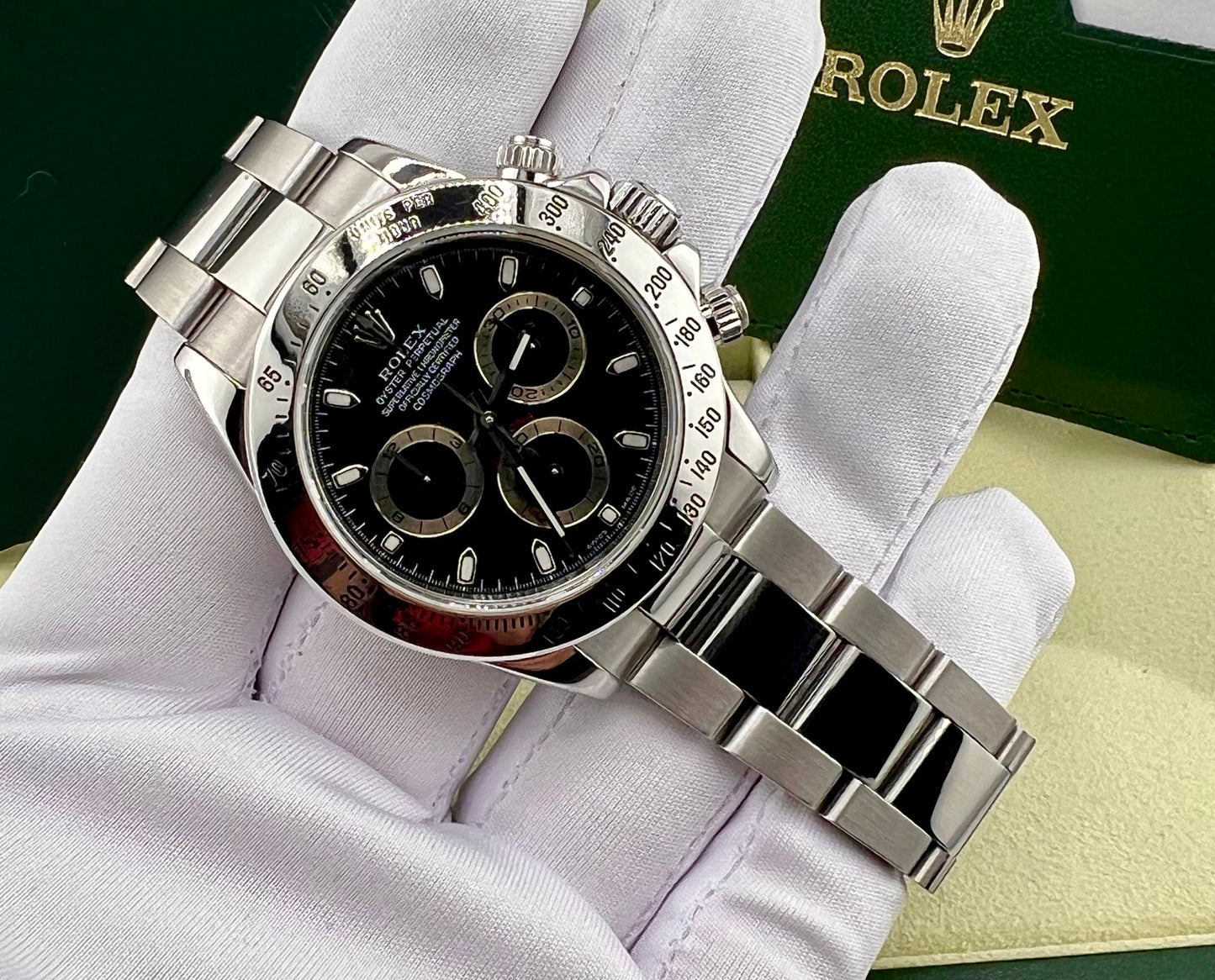 Rolex Daytona 116520 Black Dial 2006 (Spagna) full set 40mm
