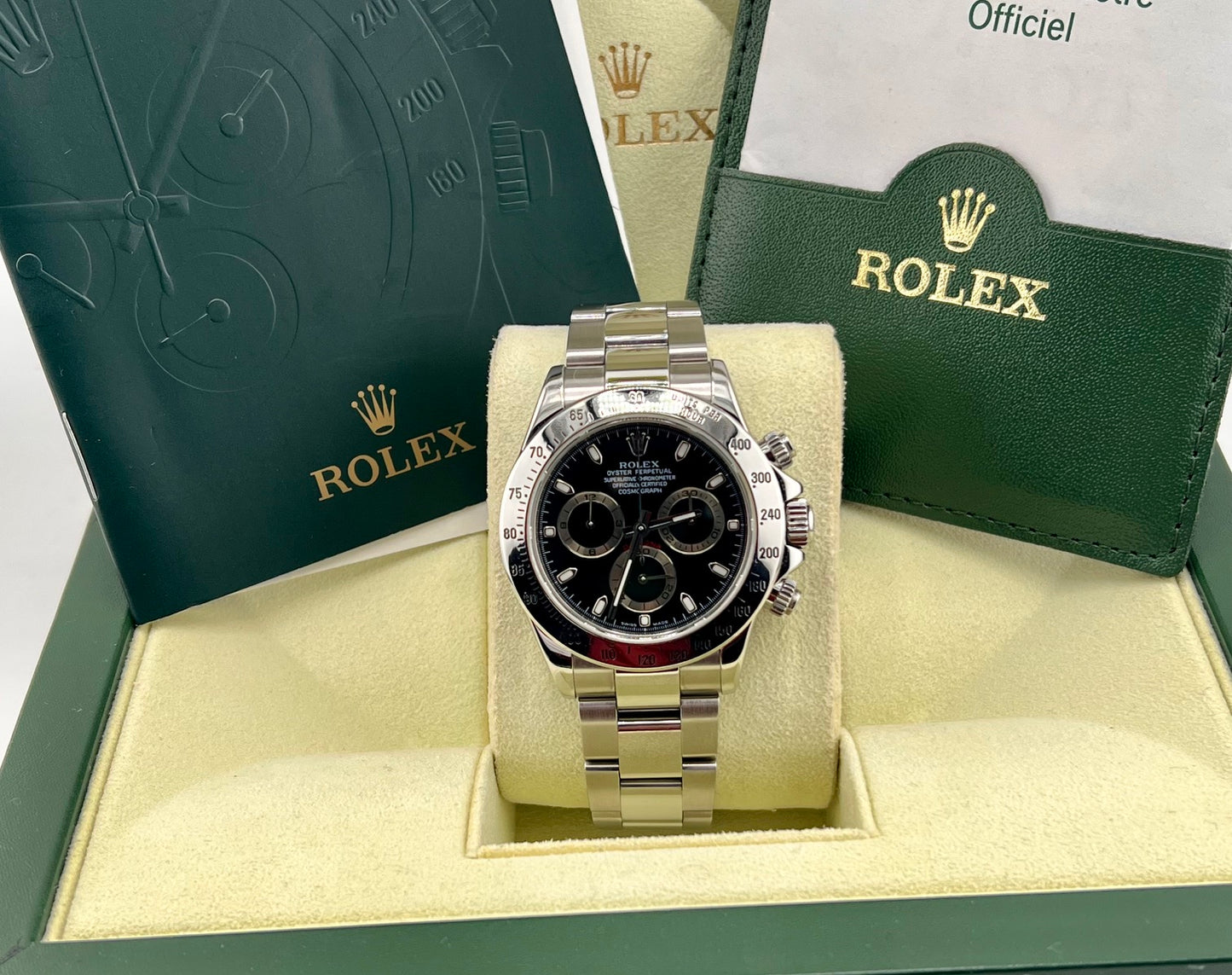 Rolex Daytona 116520 Black Dial 2006 (Spagna) full set 40mm