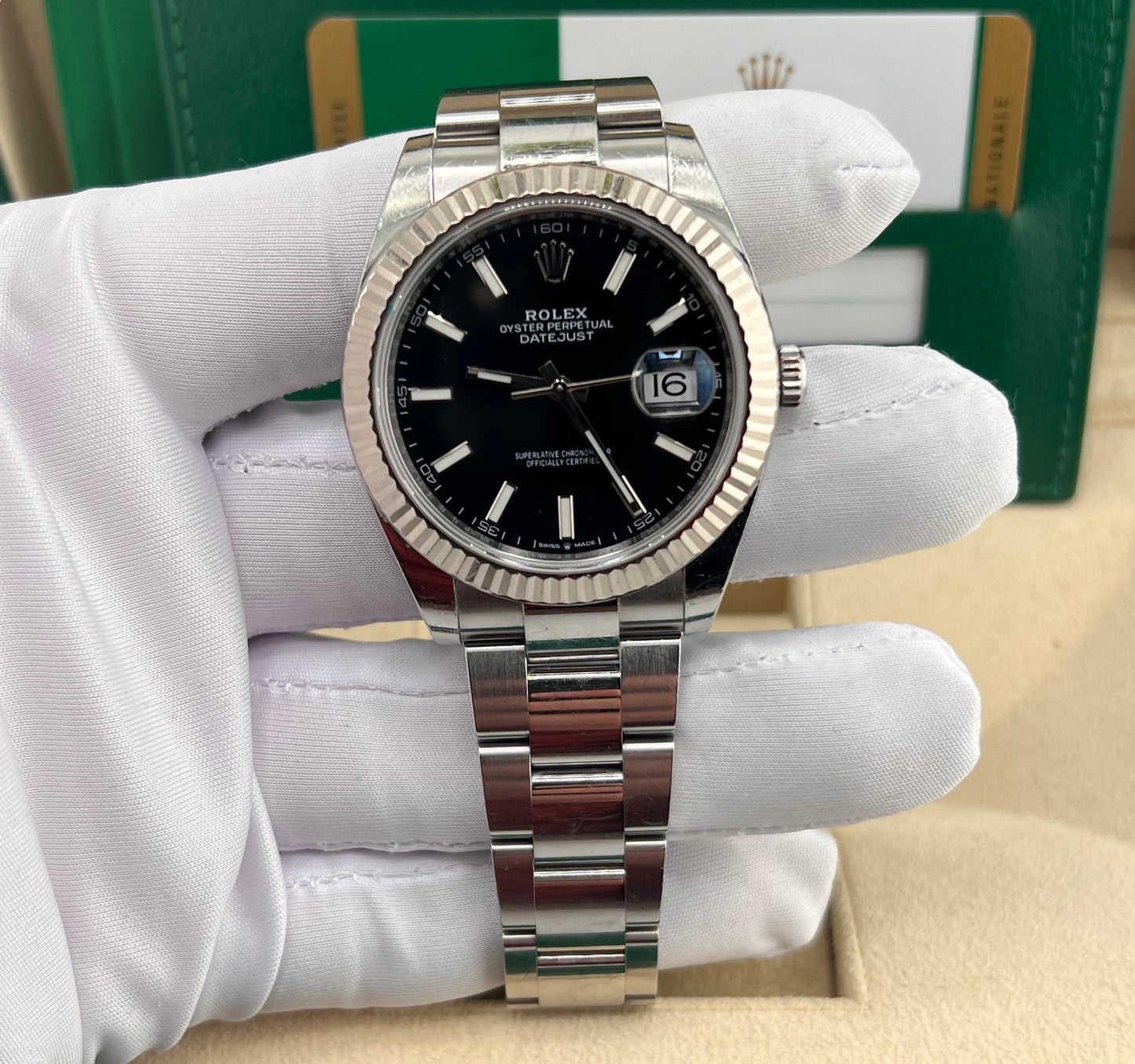 Rolex Datejust 41mm 126334 Black Dial Oyster 2020 (Spagna)
