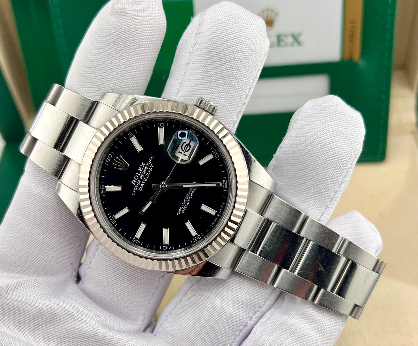 Rolex Datejust 41mm 126334 Black Dial Oyster 2020 (Spagna)