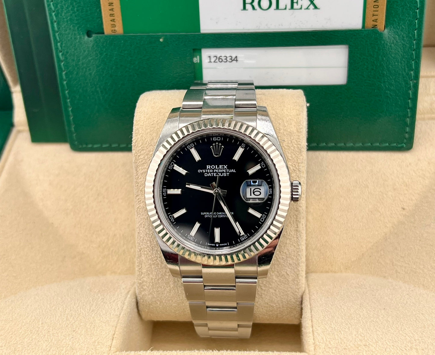 Rolex Datejust 41mm 126334 Black Dial Oyster 2020 (Spagna)