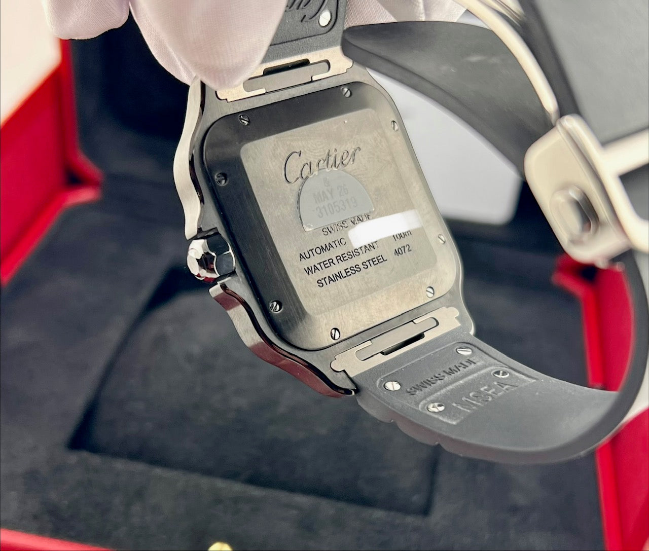 Cartier Santos De Cartier WSSA0039 Black 2024 like new