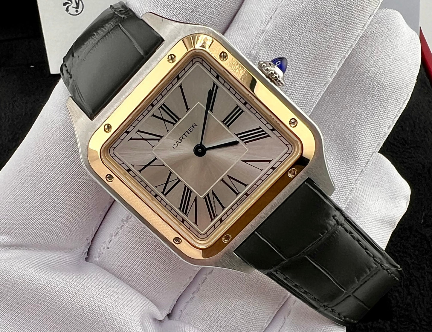 Cartier Dumont W2SA0046 new 2026 Quartz 43.5x31.4mm