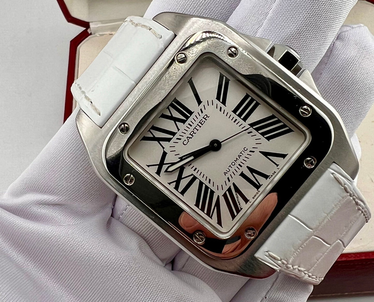 Cartier Santos 100 Xl 2656 Full Set 2007
