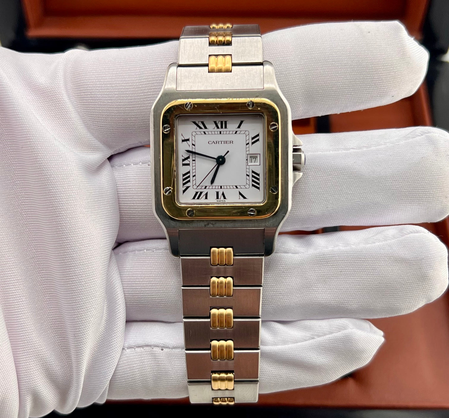 Cartier Santos Carree 2961 only watch 29X41mm Automatic