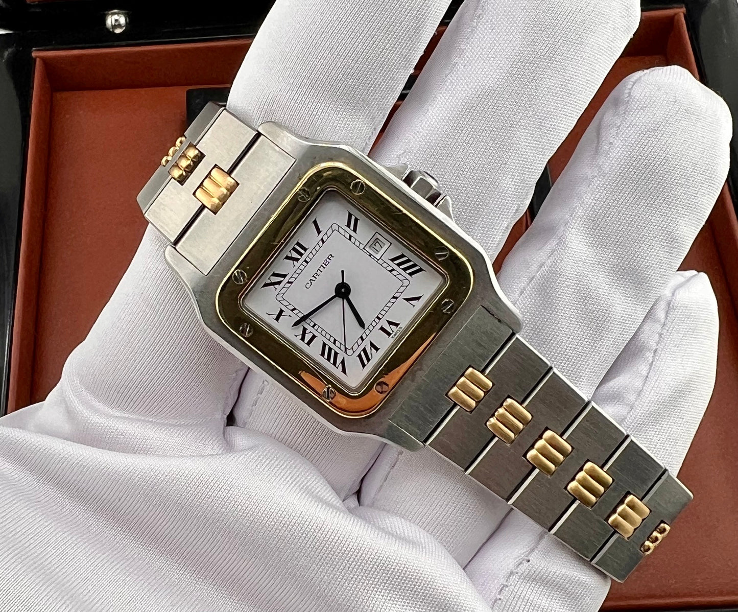 Cartier Santos Carree 2961 only watch 29X41mm Automatic