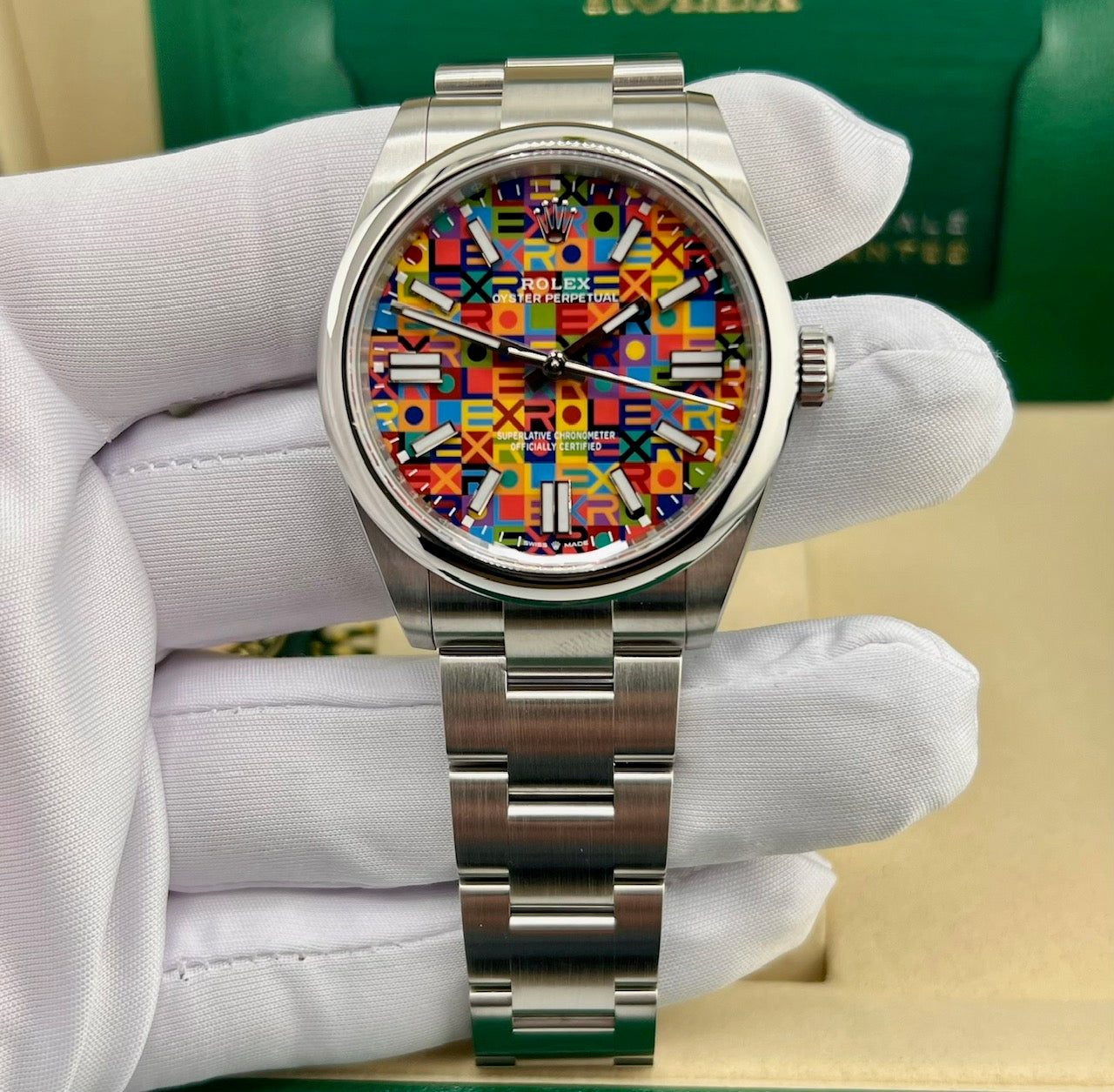 Rolex Oyster Perpetual 134300 ''Boetti'' Jubilèe Motif Dial 2026 NEW 41mm